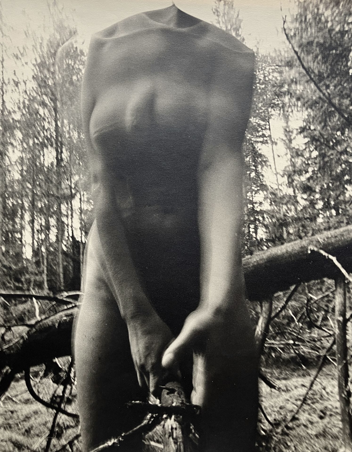 Peeter Tooming (1939-1997)

Nu féminin [bougé], c. 1960.

Épreuve argentique d'époque sur papier Agfa Brovira, tamponnée et annotée au verso.

28,5 x 22,5 cm
