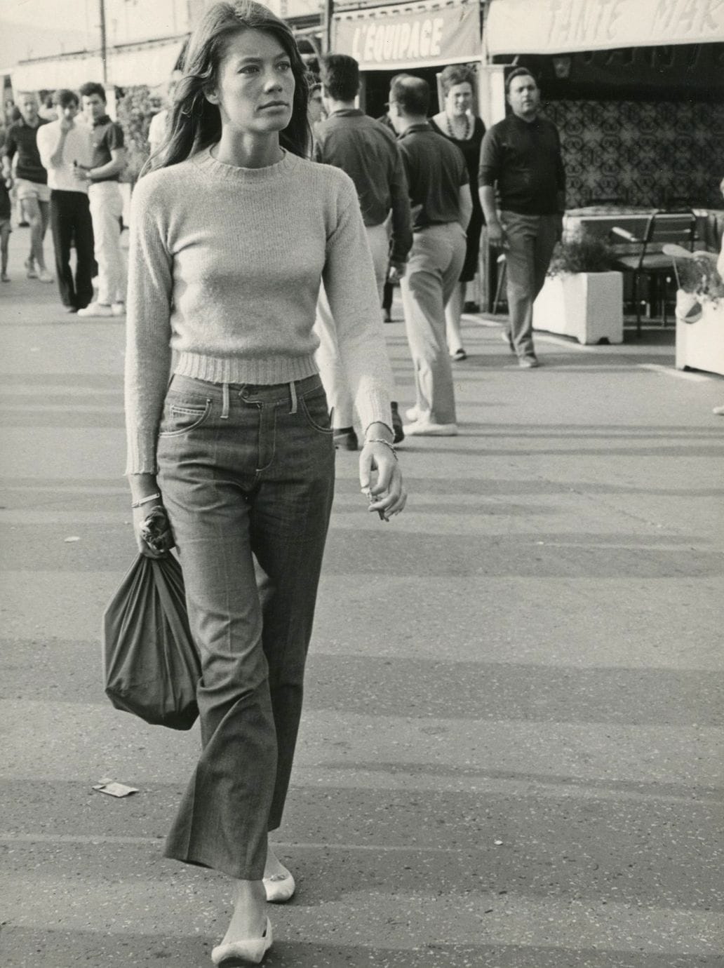 Pierluigi Praturlon (1924-1999)

Françoise Hardy. Port de Saint-Tropez, 1966.

Épreuve argentique d'époque. Tampons du photographe et de magazine au verso.

24 x 18 cm