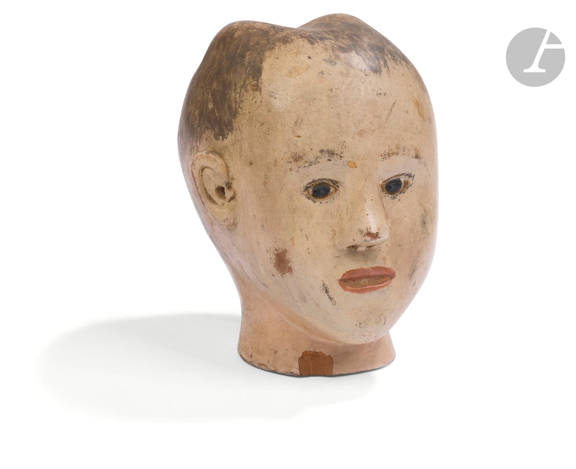 EX-VOTO BRÉSIL
Tête
Bois sculpté et peint.
Hauteur : 15 cm

Expositions : 
- Collection Baccaro, Les Imagiers de l’imaginaire, Carcassonne.
- En grand format, exposition inaugurale La Coopérative - Musée Cérès Franco, Montolieu, 1er juillet – 31 octobre 2015.
- La Peau et les mots, La Coopérative - Musée Cérès Franco, 1er mai – 31 octobre 2016.