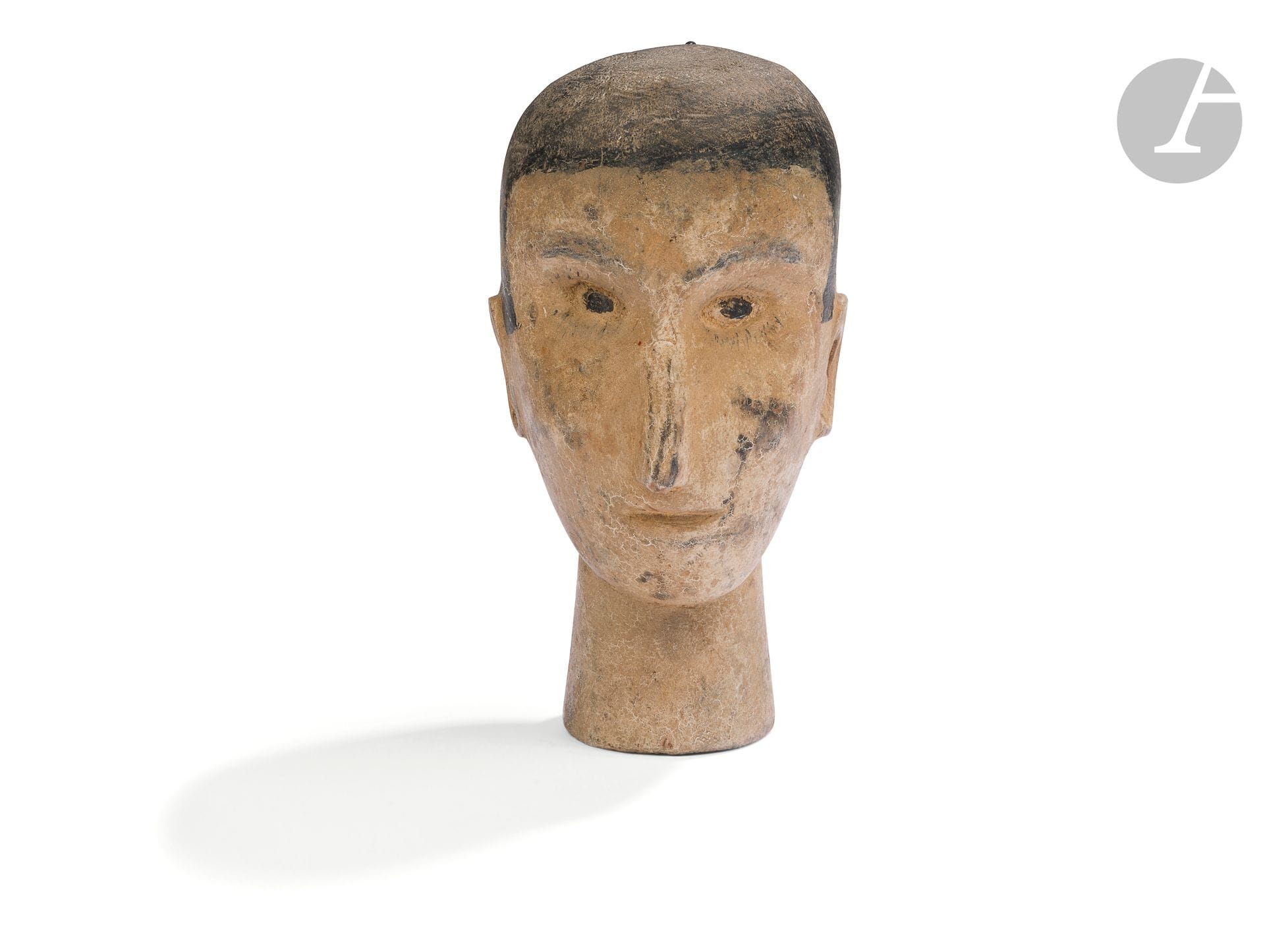 EX-VOTO BRÉSIL
Tête
Bois sculpté et peint.
Hauteur : 20 cm

Expositions : 
- Collection Baccaro, Les Imagiers de l’imaginaire, Carcassonne.
- En grand format, exposition inaugurale La Coopérative - Musée Cérès Franco, Montolieu, 1er juillet – 31 octobre 2015.
- La Peau et les mots, La Coopérative - Musée Cérès Franco, 1er mai – 31 octobre 2016.
