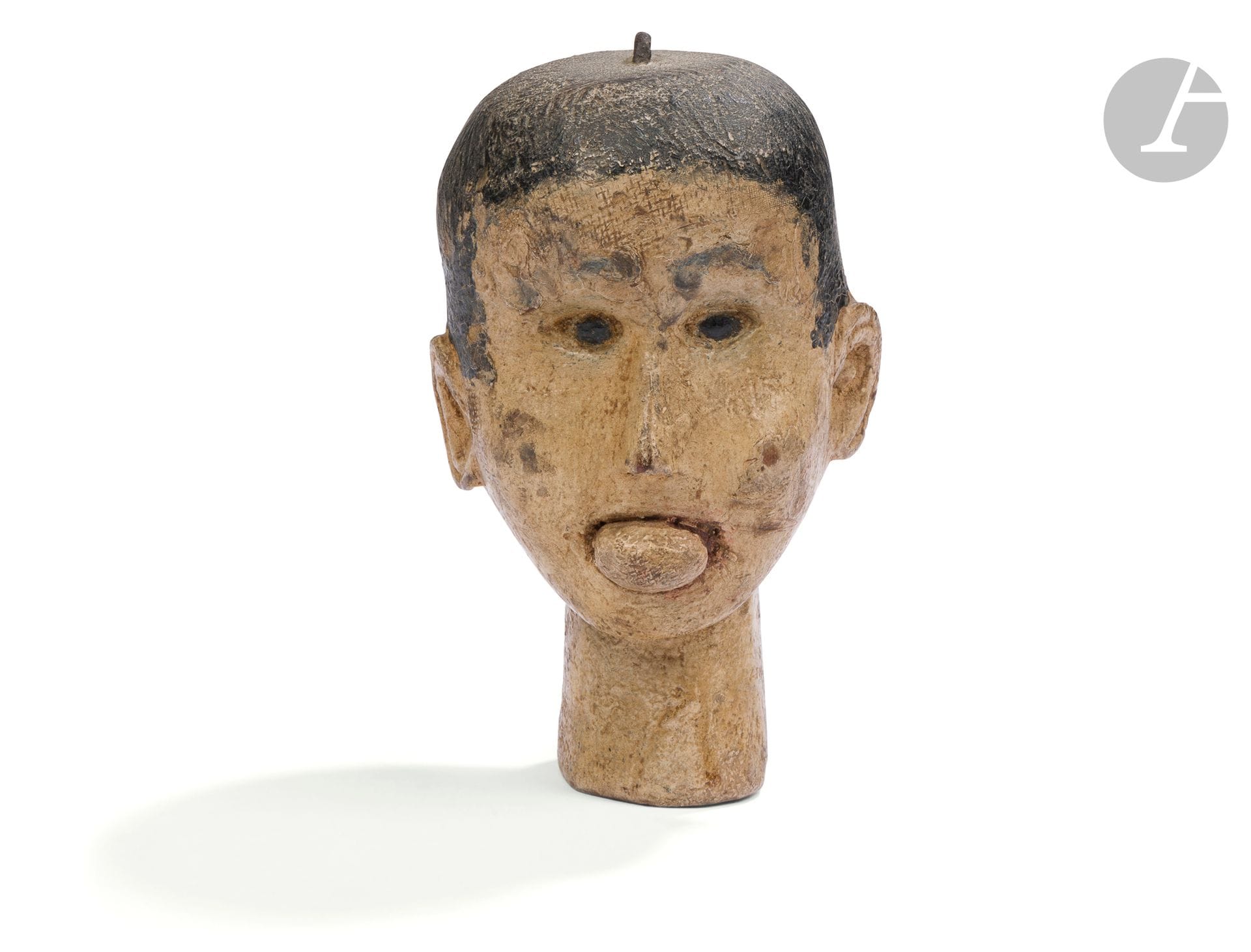 EX-VOTO BRÉSIL
Tête
Bois sculpté et peint.
Hauteur : 16 cm

Expositions : 
- Collection Baccaro, Les Imagiers de l’imaginaire, Carcassonne.
- En grand format, exposition inaugurale La Coopérative - Musée Cérès Franco, Montolieu, 1er juillet – 31 octobre 2015.
- La Peau et les mots, La Coopérative - Musée Cérès Franco, 1er mai – 31 octobre 2016.