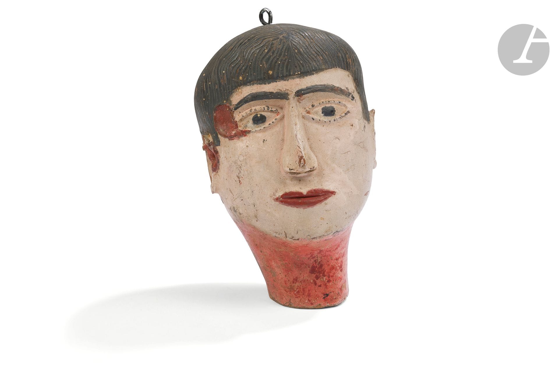 EX-VOTO BRÉSIL
Tête
Bois sculpté et peint.
Hauteur : 22 cm

Expositions : 
- Collection Baccaro, Les Imagiers de l’imaginaire, Carcassonne.
- En grand format, exposition inaugurale La Coopérative - Musée Cérès Franco, Montolieu, 1er juillet – 31 octobre 2015.
- La Peau et les mots, La Coopérative - Musée Cérès Franco, 1er mai – 31 octobre 2016.