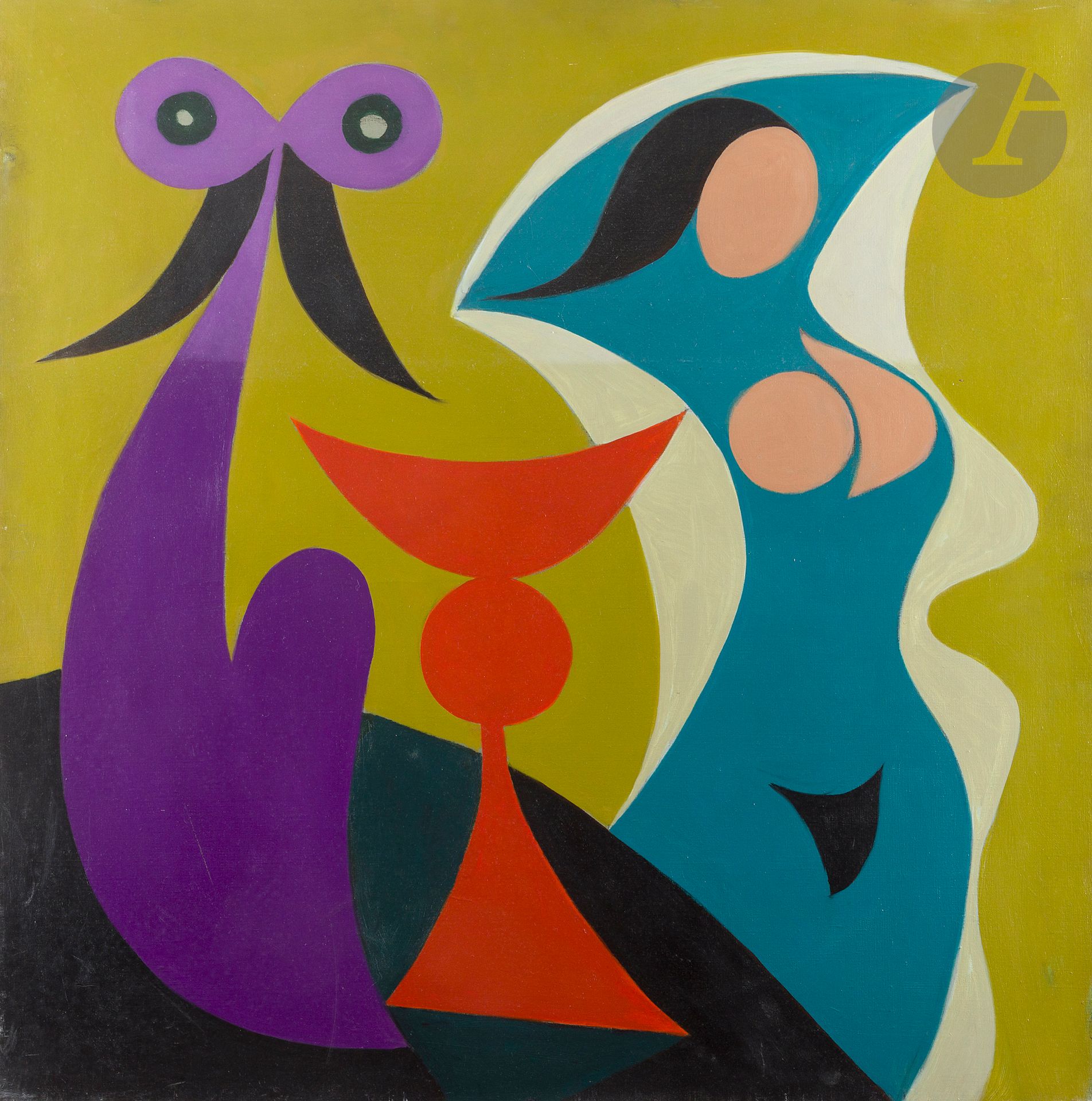 René BEN SUSSAN (1895-1988)
Ouzbékistan
Huile sur toile.
Signée au dos.
(Manques).
80 x 80 cm