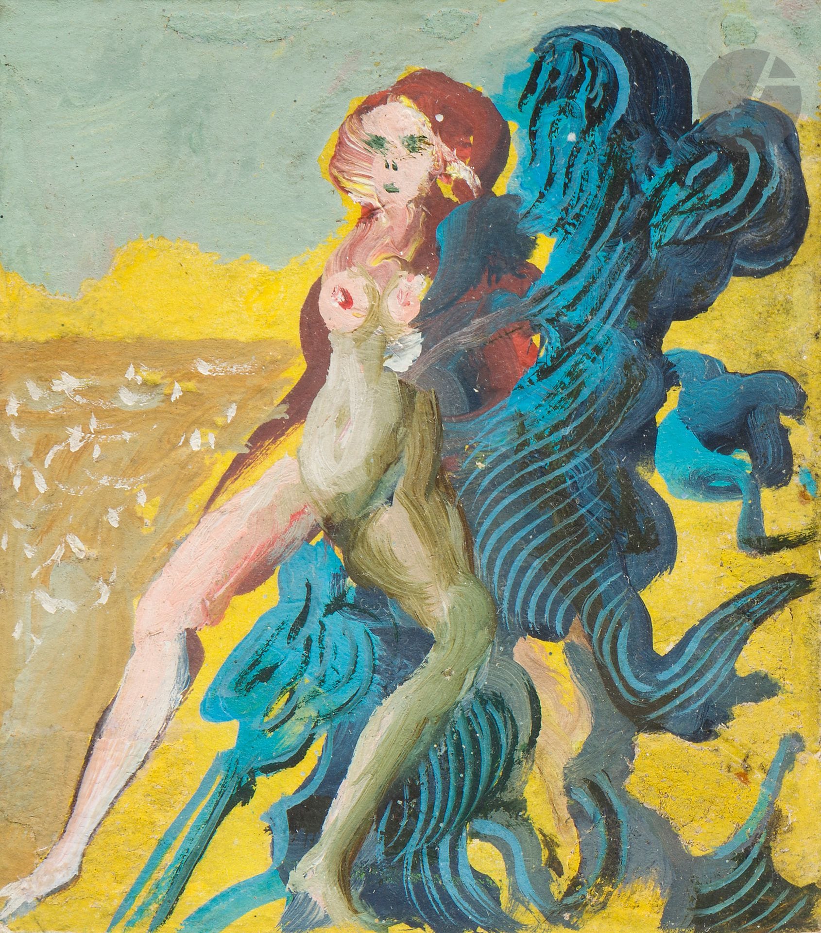 Popovitch Ljuba LJUBA (1934-2016)
Sans titre (nu féminin), vers 1975
Huile sur carton.
8,5 x 7,5 cm

Cette œuvre sera incluse au Catalogue Raisonné de Ljuba, actuellement en préparation par Madame Slavica Batos. Nous remercions Madame Slavica Batos, épouse de l’artiste, d’avoir confirmé l’authenticité de cette œuvre.