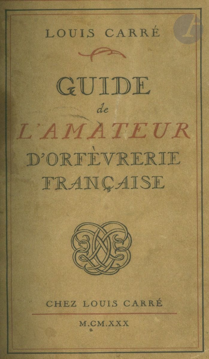 5 volumes : 
- NOCQ Henry, ALFASSA Paul, GUERIN Gilles
Orfèvrerie civile française du XVIe au début du XIXe siècle. 72 planches photographiques légendées en deux tomes.
Éditions Albert Lévy, Paris, 1926.
- CARRE Louis
Guide de l'amateur d'orfèvrerie française 
F. De Nobele, Paris, 1974.
- BRAULT Solange, BOTTINEAU Yves
L'orfèvrerie française du XVIIIe siècle
Presses universitaires de France, Paris, 1959.
- TARDY 
Les poinçons de garantie internationaux pour l'argent
 Paris Tardy (16è éd.)