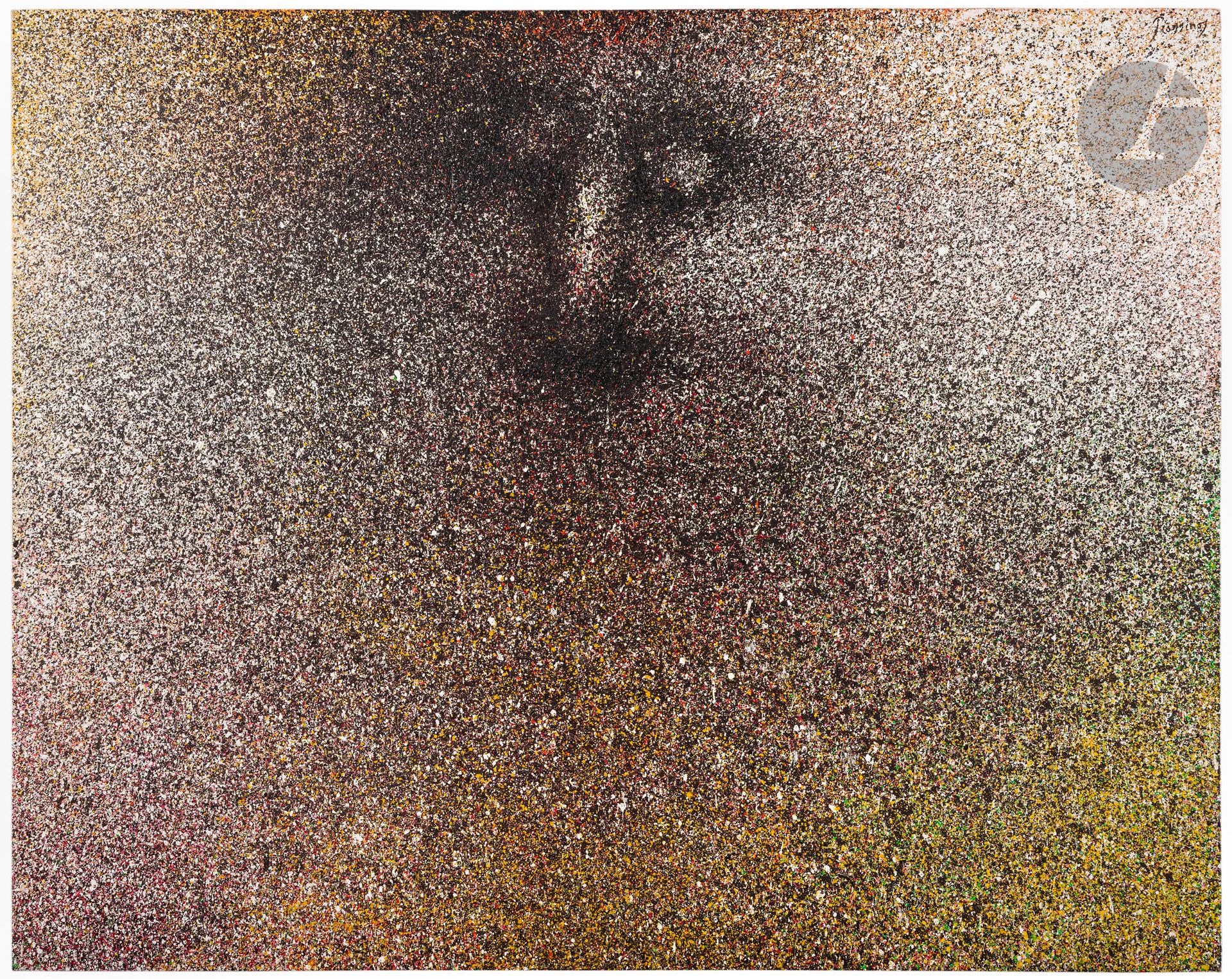 Mario PRASSINOS
Pèretextat n° 9 bis, 1973
Huile sur toile.
Signée en haut à droite.
Datée et titrée au dos.
130 x 162 cm

Provenance : 
Vente Piasa, Paris, 30 novembre 2016, n° 184.

Expositions : 
- Mario Prassinos, Château de Simiane, Valréas, juillet – septembre 1978 (étiquette sur le châssis).
- Prassinos - Rétrospective de l’œuvre peint et dessiné, Cloître Saint-Louis, Aix-en-Provence, édité par Présence contemporaine, 12 juillet – 28 août 1983 (étiquette sur le châssis).
- Mario Prassinos, musée d’Ixelles, 22 avril – 12 juin 1988 (étiquette sur le châssis).
- Mario Prassinos, Les Prétextats, 11 mai – 30 juin 1995, Galerie Thessa Herold, Paris, n° 30, catalogue, reproduit p. 13 (étiquette sur le châssis).

Bibliographie : 
Mario Prassinos, Arles, Édition Actes Sud, 2005, reproduit p. 185.