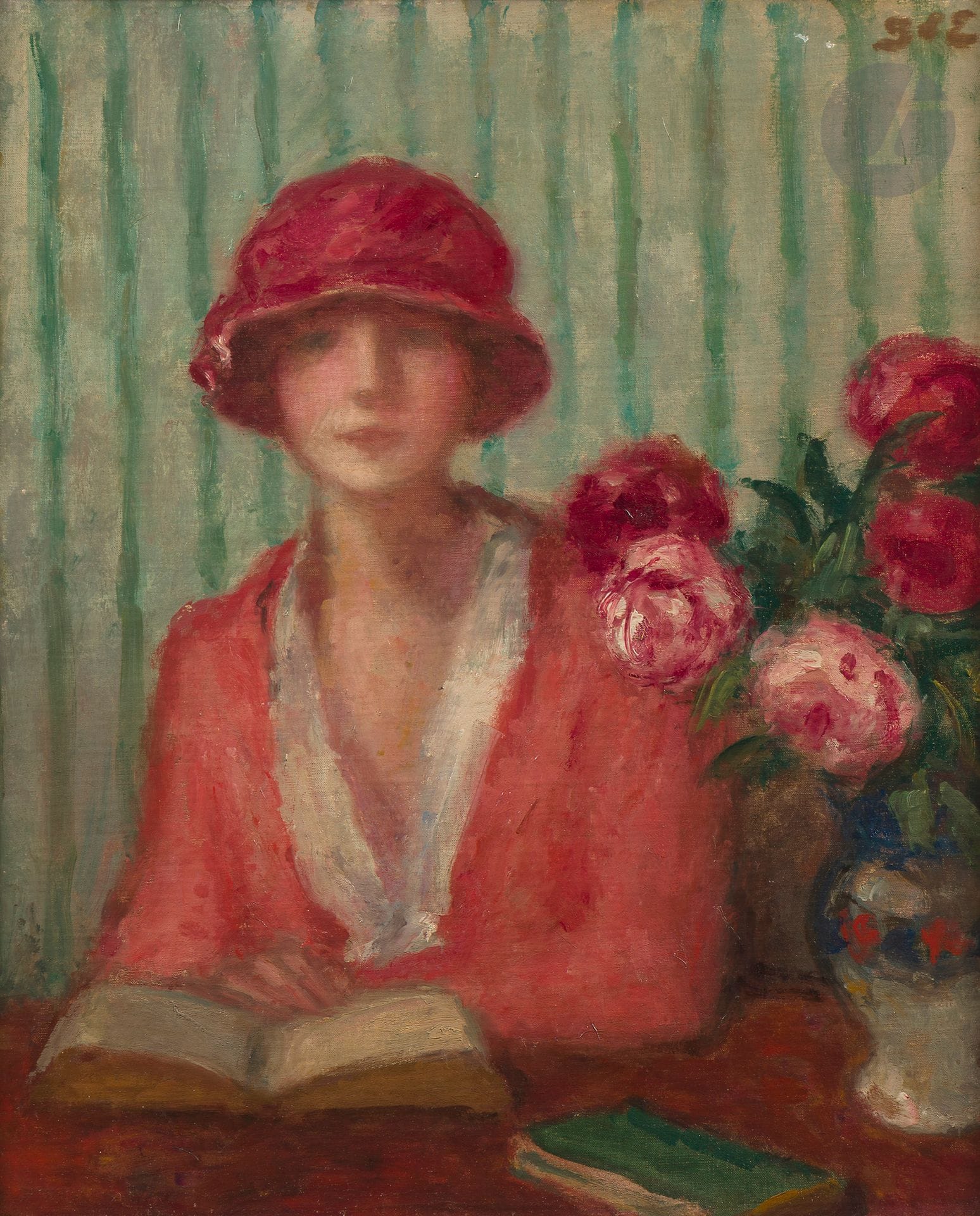 Georges d'ESPAGNAT (1870-1950)
Young woman reading
Oil on canvas.
Signed upper right.
65 x 54 cm

Provenance : 
Mes Poulain-Le Fur sale, Hôtel Drouot, Paris, March 31, 1989, catalog, no. 27, reproduced on p. 15.

We would like to thank Mr. Jean-Dominique Jacquemond for confirming the authenticity of this work.
A certificate from Mr. Jean-Dominique Jacquemond can be supplied on request and at the purchaser's expense.