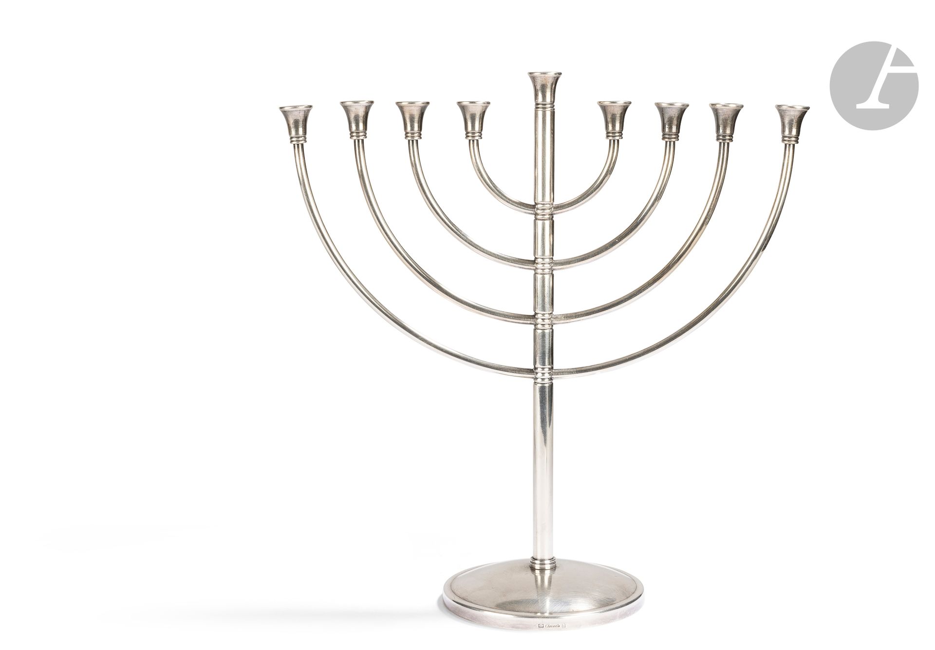 HANUKKAH CANDLESTICK
Silver-plated metal.
Christofle France, 20th century.
Micro-scratches.
Height : 32 cm - Width : 30 cm







Keywords:
judaica, jew, jewish, hebrew, rabbis, jewish, torah, hebrew, hebraica, judaism, synagogue, zionism, pessah, pessach, haggada, haggadah, hagada, hagadah, passover, menora, menorah, hannuka, hannuca, hannucca, hanouccah, torah, juden, israélite, Israël, antisemitism, antisémitisme, dreyfus, meguila, sepharade, sefarad, ketouba