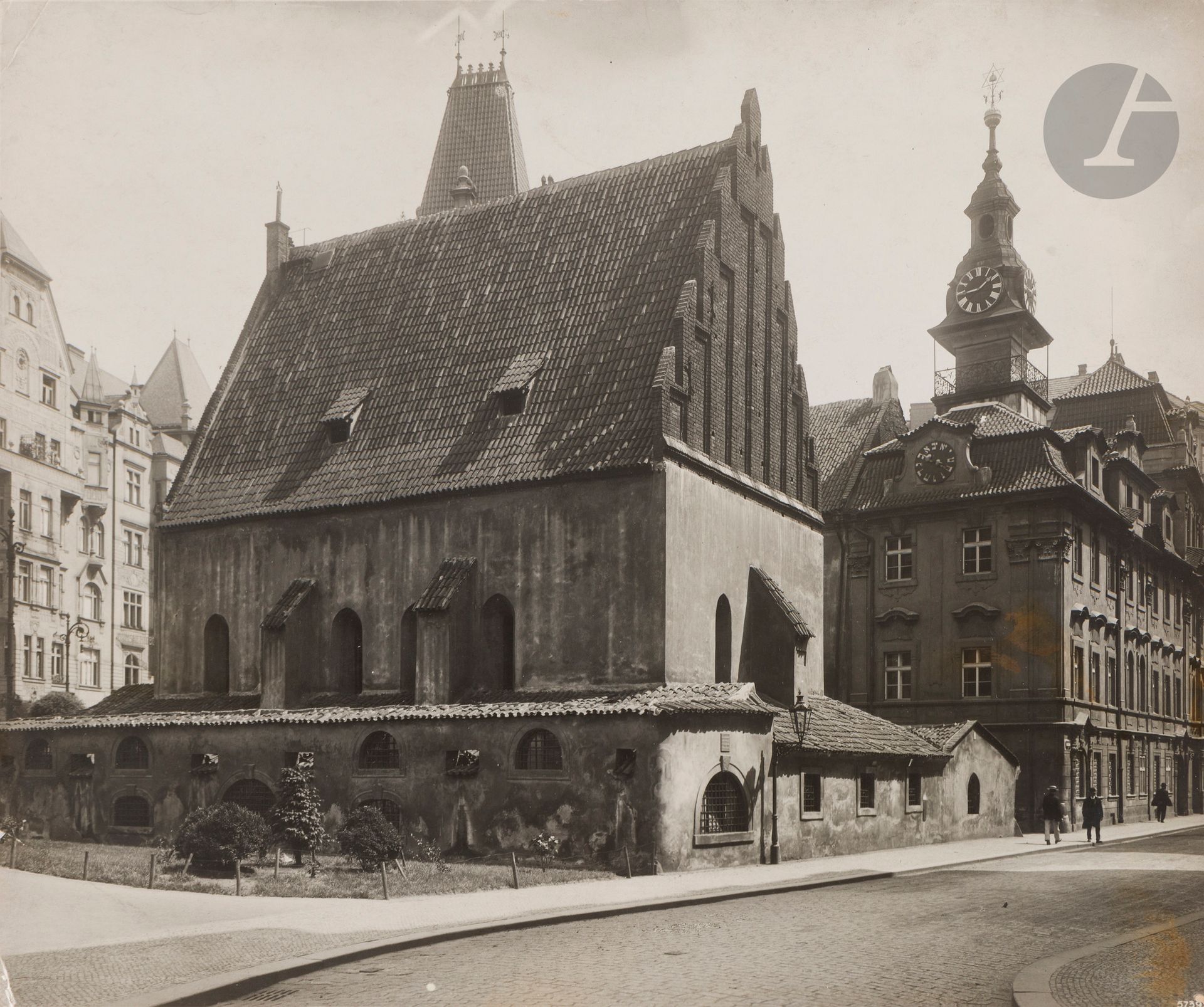*PHOTOGRAPH] 
Ludwig SUCEK 
Jewish cemetery in Prague 
Two vintage silver prints. Photographer's stamp on verso. 
24 x 18 cm







Keywords:
judaica, jew, jewish, hebrew, rabbis, jewish, torah, hebrew, hebraica, judaism, synagogue, zionism, pessah, pessach, haggada, haggadah, hagada, hagadah, passover, menora, menorah, hannuka, hannuca, hannucca, hanouccah, torah, juden, israélite, Israël, antisemitism, antisémitisme, dreyfus, meguila, sepharade, sefarad, ketouba