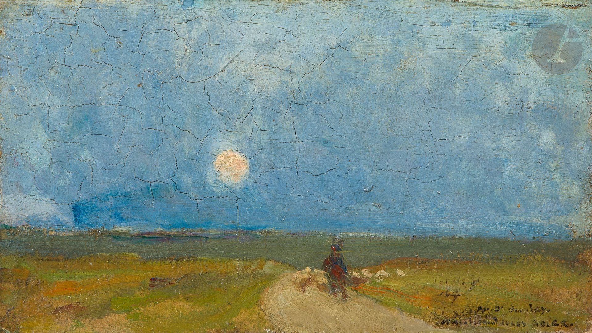 Jules ADLER (1865-1952)
Shepherd at daybreak
Oil on cardboard.
Signed and dedicated lower right.
15 x 26.5 cm







Keywords:
judaica, jew, jewish, hebrew, rabbis, jewish, torah, hebrew, hebraica, judaism, synagogue, zionism, pessah, pessach, haggada, haggadah, hagada, hagadah, passover, menora, menorah, hannuka, hannuca, hannucca, hanouccah, torah, juden, israélite, Israël, antisemitism, antisémitisme, dreyfus, meguila, sepharade, sefarad, ketouba