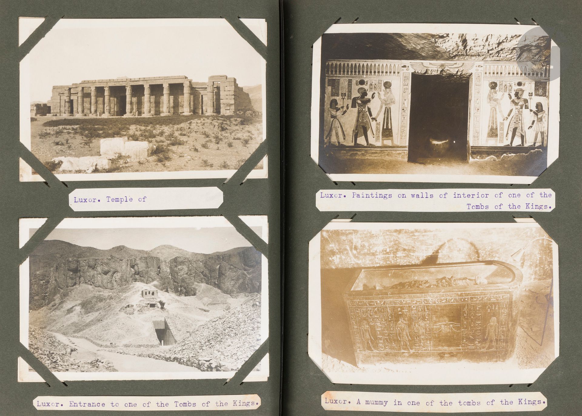 PHOTOGRAPHS] 
Photographic album of a soldier in the Middle East. Circa 1915-1920. 
More than two hundred and forty photographs of Palestine, Egypt, and Mesopotamia. War and military photographs, landscapes, monuments, etc...







Keywords:
judaica, jew, jewish, hebrew, rabbis, jewish, torah, hebrew, hebraica, judaism, synagogue, zionism, pessah, pessach, haggada, haggadah, hagada, hagadah, passover, menora, menorah, hannuka, hannuca, hannucca, hanouccah, torah, juden, israélite, Israël, antisemitism, antisémitisme, dreyfus, meguila, sepharade, sefarad, ketouba