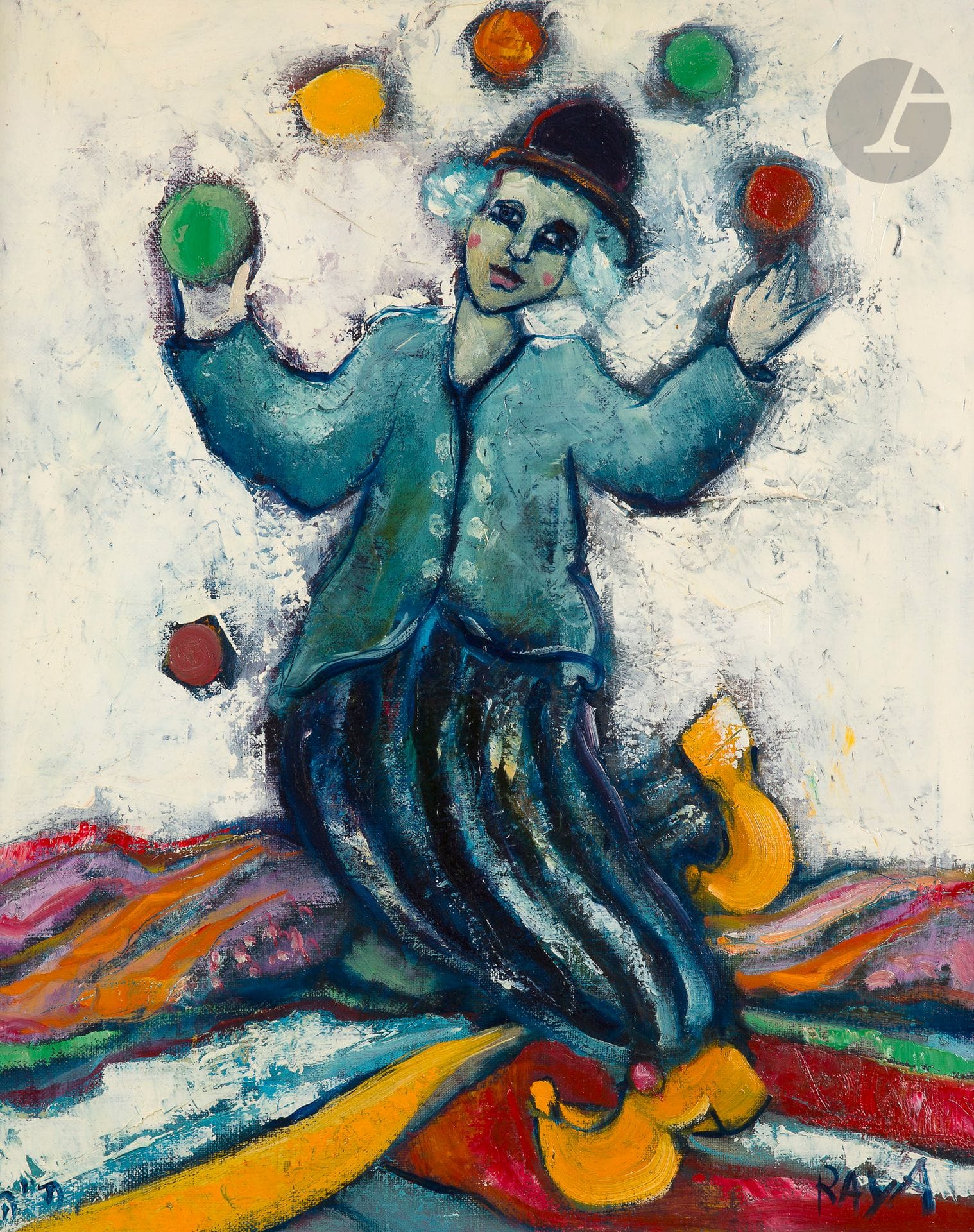 Alain RAYA-SORKINE (1936-2022)
Voyage sur soi, 1989
Huile sur toile.
Signée en bas à droite en français, à gauche en hébreu. Contresignée, titrée et datée au verso.
55 x 46 cm
Cadre.







Mots clés :
judaïca, juif, juive, hébreux, rabbins, jewish, torah, hebrew, hebraica, judaisme, synagogue, sionisme, pessah, pessach, haggada, haggadah, hagada, hagadah, passover, menora, menorah, hannuka, hannuca, hannoucca, hanouccah, torah, juden, israélite, Israël, antisemitism, antisémitisme, dreyfus, meguila, sepharade, sefarad, ketouba