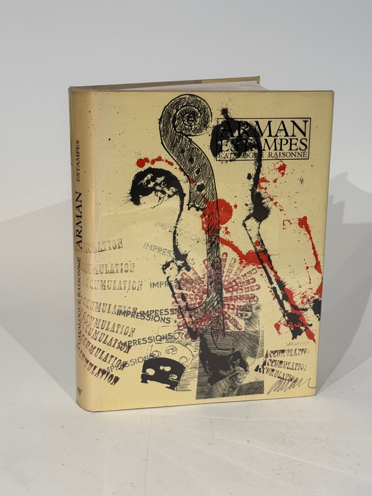 [NOUVEAU REALISME]
OTMEZGUINE Jane, MOREAU Marc, ARMAN, Catalogue raisonné des estampes. MARVAL PARIS 1990.