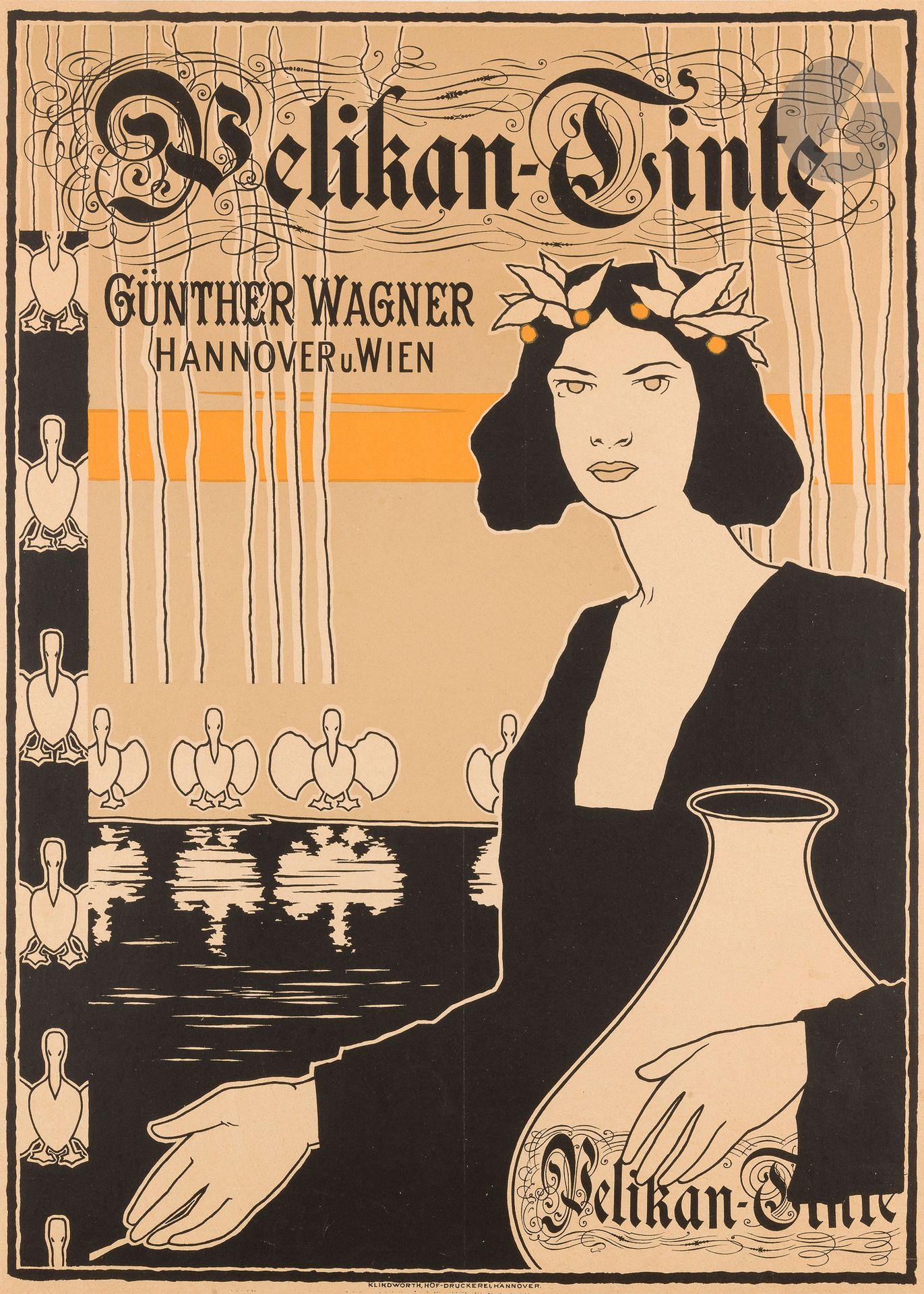 Georg Tronnier (1873-1962)
Pelikan-Tinte Günther Wagner