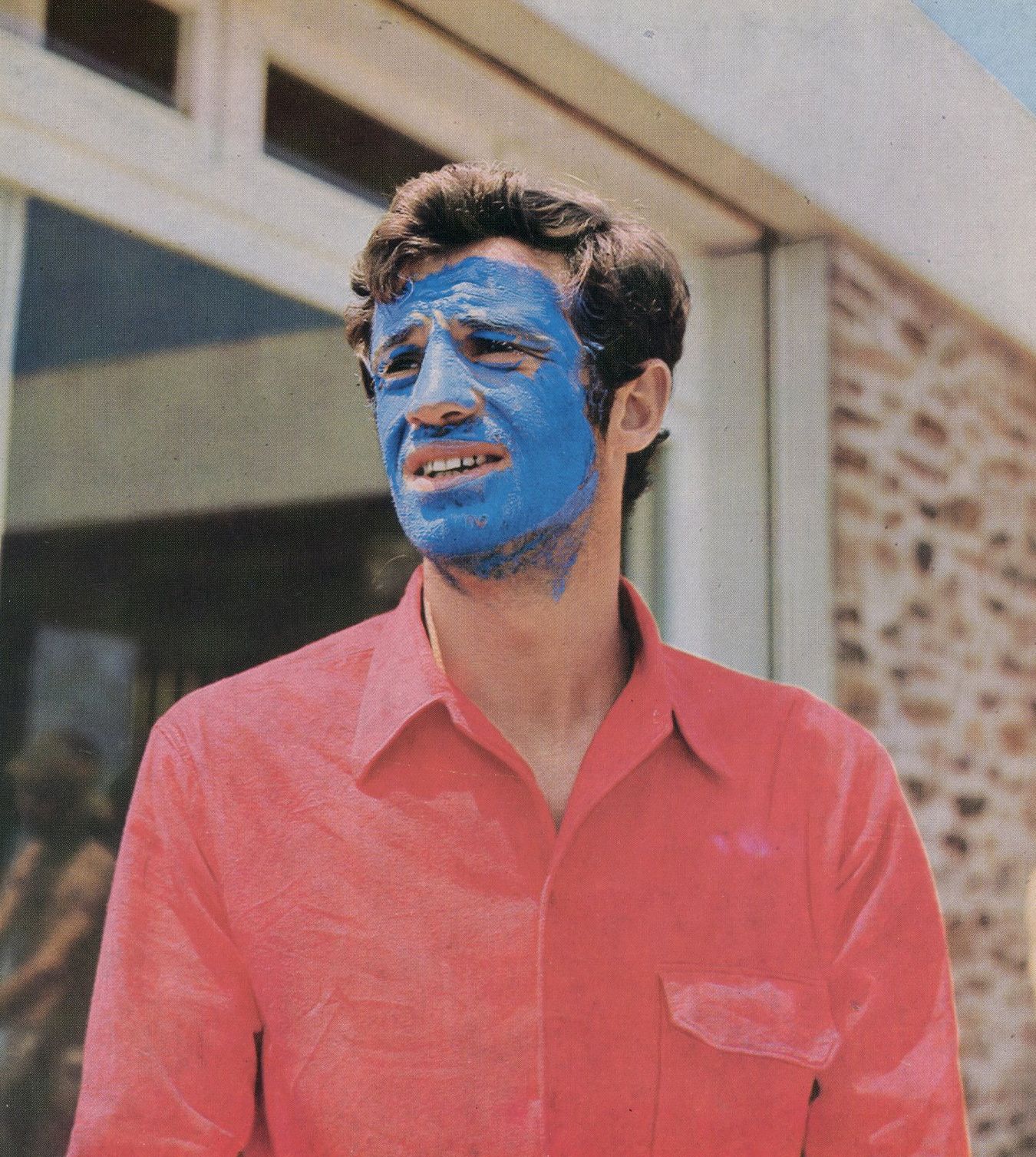 Unidentified photographer
Pierrot le Fou by Jean-Luc Godard [Cinema], 1965.
Complete set of 16 promotional offset prints in their original envelopes.
Size of prints : 30 x 25 cm

Georges Pierre is the credited set photographer on the film.