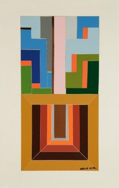 Mino DELLE SITE (1914-1996)
Signes du zodiaque - Taureau, 1975. Collage. Signé en bas à droite. 70 x 50 cm Expositions: 1975 Rome, «Mino Delle Site Compositions Visio-conceptuelles», Galerie Remo Croce 1989 Lecce, Musée provincial, Mino Delle Site, Aeropittura et au-delà, depuis 1930 1997 Rome, Rétrospective Mino Delle Site, Association Athenaeum N.A.E. 2005 Bari, Exposition personnelle, Galerie La Panchetta 2006 Rome, Mino Delle Site, Galerie Nationale d?Art Moderne - Musée Boncompagni Ludovisi 2006 Lecce, Musée provincial, Mino Delle Site (Dixième anniversaire de sa mort)