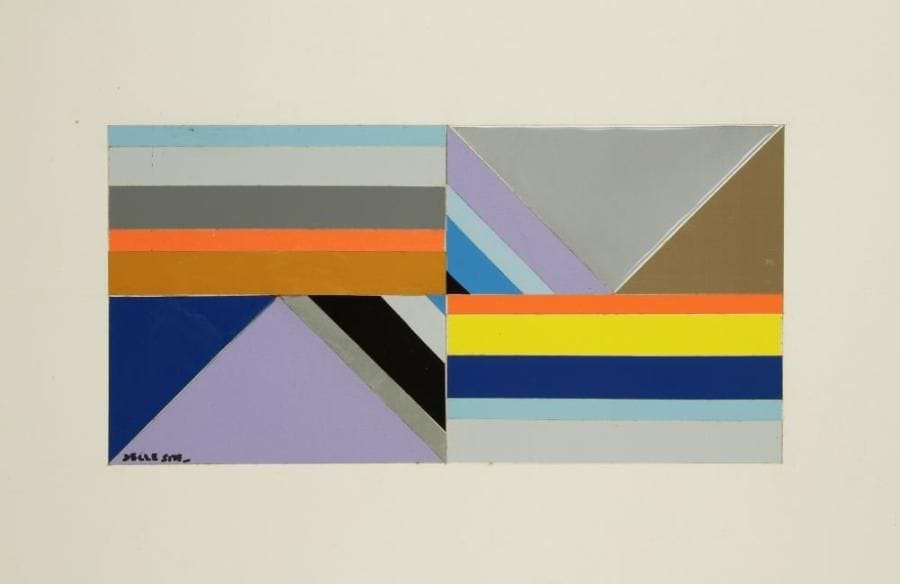 Mino DELLE SITE (1914-1996)
Signes du zodiaque - Cancer, 1975. Collage. Signé en bas à gauche. 50 x 70 cm Expositions: 1975 Rome, «Mino Delle Site Compositions Visio-conceptuelles», Galerie Remo Croce 1989 Lecce, Musée provincial, Mino Delle Site, Aeropittura et au-delà, depuis 1930 1997 Rome, Rétrospective Mino Delle Site, Association Athenaeum N.A.E. 2005 Bari, Exposition personnelle, Galerie La Panchetta 2006 Rome, Mino Delle Site, Galerie Nationale d?Art Moderne - Musée Boncompagni Ludovisi 2006 Lecce, Musée provincial, Mino Delle Site (Dixième anniversaire de sa mort)