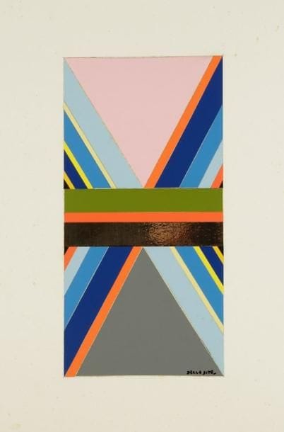 Mino DELLE SITE (1914-1996)
Signes du zodiaque - Balance, 1975. Collage. Signé en bas à droite. 70 x 50 cm Expositions: 1975 Rome, «Mino Delle Site Compositions Visio-conceptuelles», Galerie Remo Croce 1989 Lecce, Musée provincial, Mino Delle Site, Aeropittura et au-delà, depuis 1930 1997 Rome, Rétrospective Mino Delle Site, Association Athenaeum N.A.E. 2005 Bari, Exposition personnelle, Galerie La Panchetta 2006 Rome, Mino Delle Site, Galerie Nationale d?Art Moderne - Musée Boncompagni Ludovisi 2006 Lecce, Musée provincial, Mino Delle Site (Dixième anniversaire de sa mort)