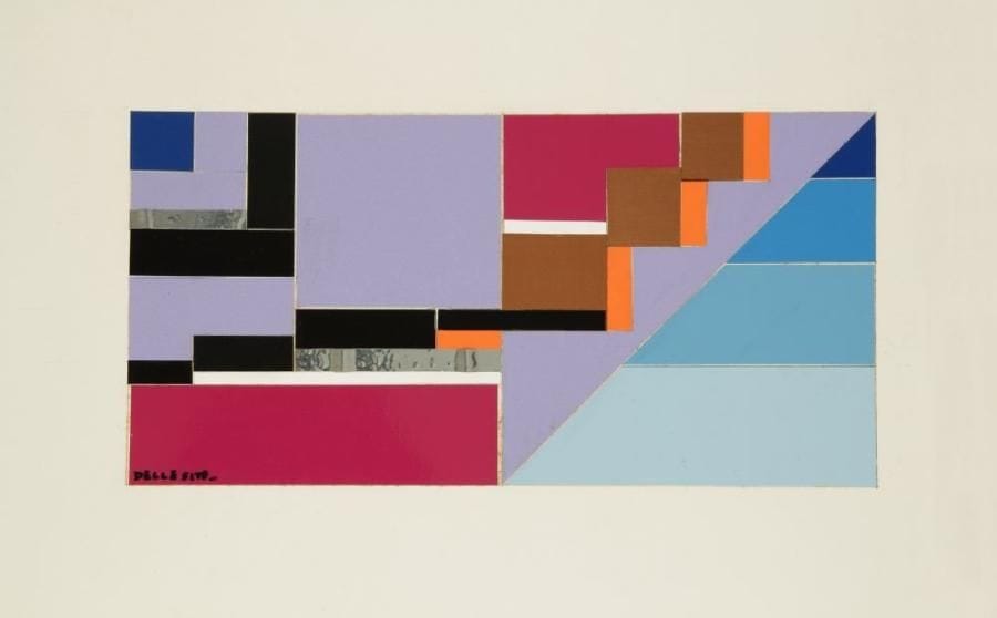 Mino DELLE SITE (1914-1996)
Signes du zodiaque - Verseau, 1975. Collage. Signé en bas à gauche. 50 x 70 cm Expositions: 1975 Rome, «Mino Delle Site Compositions Visio-conceptuelles», Galerie Remo Croce 1989 Lecce, Musée provincial, Mino Delle Site, Aeropittura et au-delà, depuis 1930 1997 Rome, Rétrospective Mino Delle Site, Association Athenaeum N.A.E. 2005 Bari, Exposition personnelle, Galerie La Panchetta 2006 Rome, Mino Delle Site, Galerie Nationale d?Art Moderne - Musée Boncompagni Ludovisi 2006 Lecce, Musée provincial, Mino Delle Site (Dixième anniversaire de sa mort)Bibliographie: Monographie Mino Delle Site, Fabrizio Fabbri Editore EFFE, Pérouse, 2006, reproduit page 129