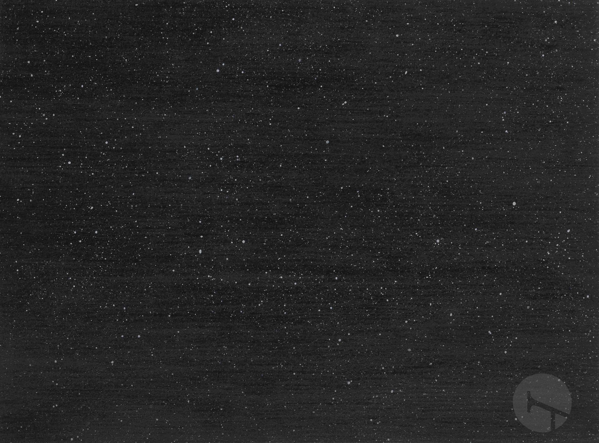 Oscar TURCO [Mexican] (b. 1949) Roma, Firmamento series, 2005 Pencil and acrylic on cardboard, unsigned. 30 x 40 cm