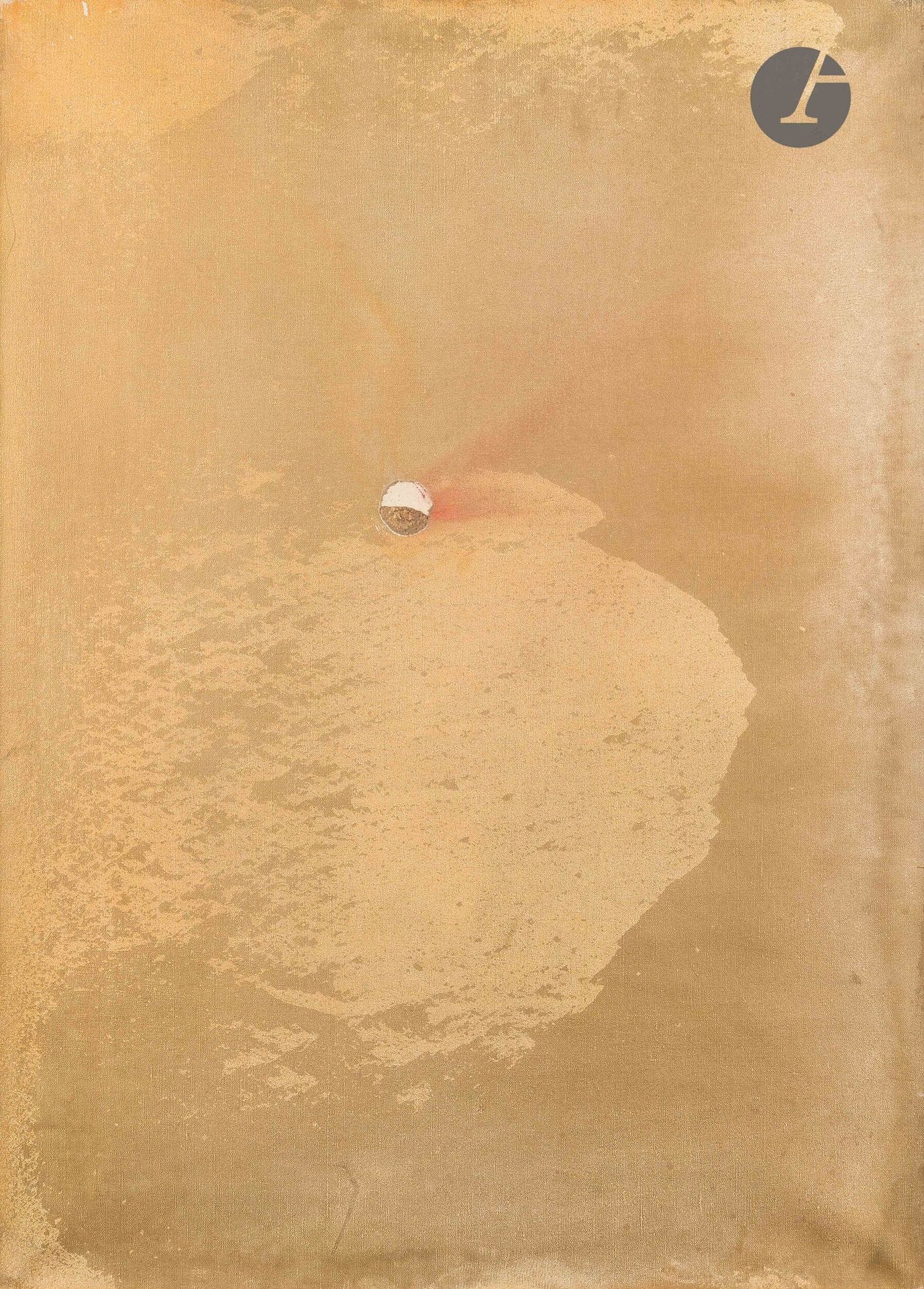 Nguyen DUCMANH [franco-vietnamien] (né en 1934)
Composition, 1962 
Huile sur toile. 
Signée et datée au dos. 
(Manque). 
73 x 54 cm 

Provenance : 
Galerie René Drouin, Paris.