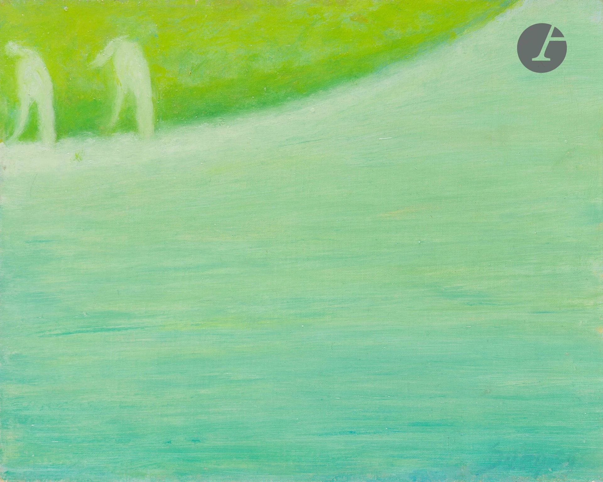 Taneo SUENAGA [japonais] (1913-2009)
Chevaux au bord de l’eau
Huile sur toile.
Signée en bas à droite.
22 x 27 cm