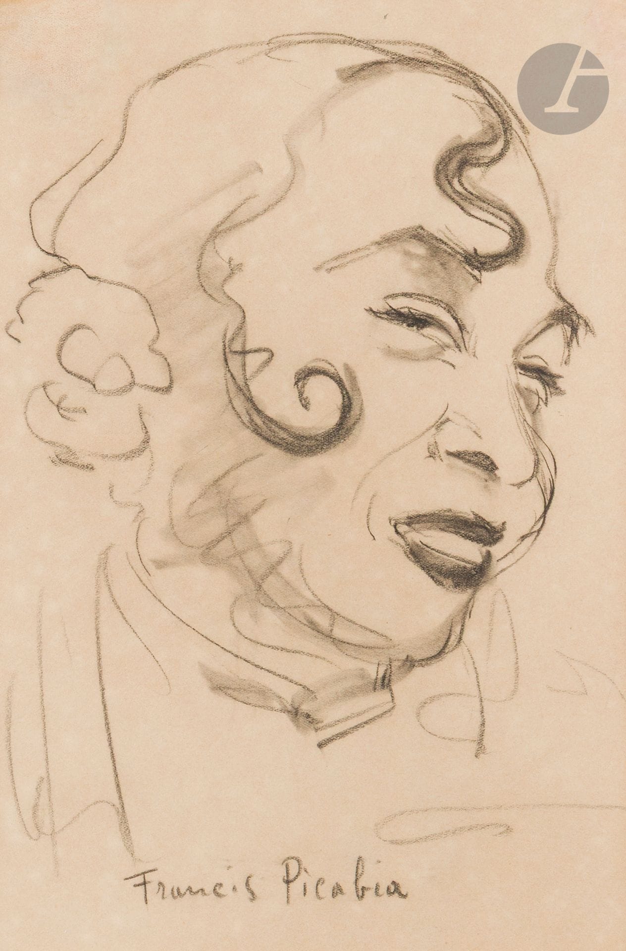 Francis PICABIA (1879-1953)
Portrait présumé de Joséphine Baker, vers 1940-42
Crayon sur papier.
Signé en bas au centre.
27 x 18 cm

Provenance : 
Findlay Galleries, New York.

Exposition : 
Master drawings, Findlay Galleries, New York, 26 janvier 2019 - 2 février 2019, catalogue, reproduit p. 40.

Une attestation d'inclusion au Catalogue Raisonné de l'œuvre de Francis Picabia par Beverley Calté (Comité Picabia), en date du 19 mars 2018, sera remise à l'acquéreur.