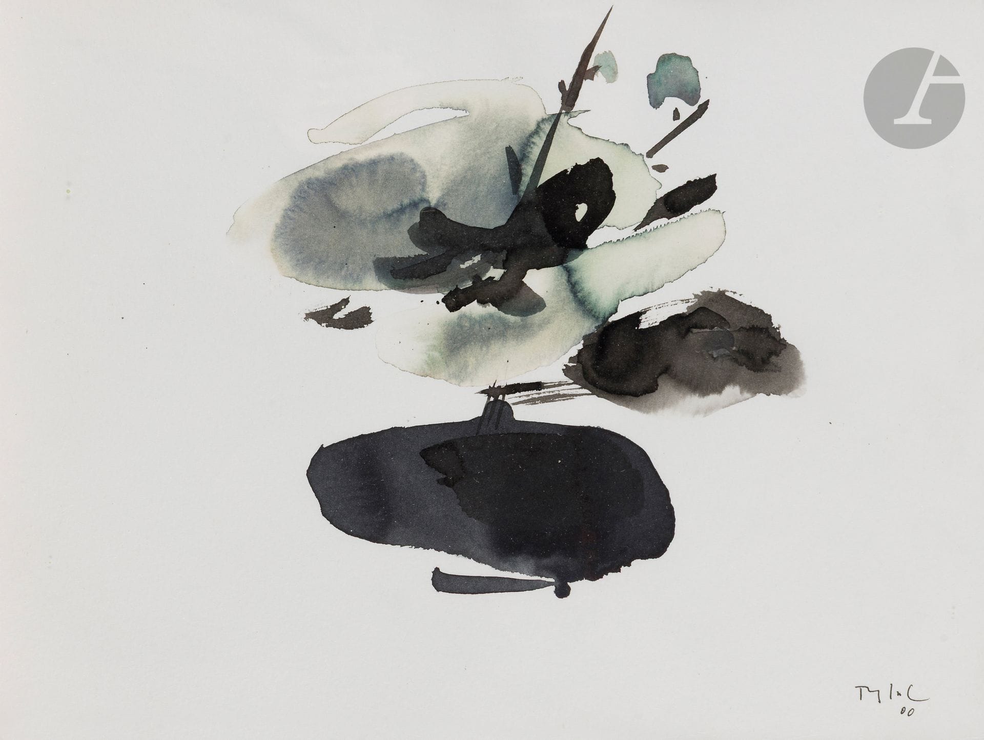 Van Minh NGUYEN (1930-2014)
Deux oeuvres sur papier.
- Encre. « Plantes aquatiques ». Signée et datée 2000 en bas à droite. 24,5 x 32 cm. Encadrée sous verre. 
- Aquarelle. « Rouge-gorge sur un rocher parmi des fleurs ». Signée, datée 2000 en bas à droite et dédicacée à mon ami Albert sous le regard de son compagnon de Piron. Paris le 16 avril 2000 », avec une seconde signature. 30 x 40 cm. Encadrée sous verre.