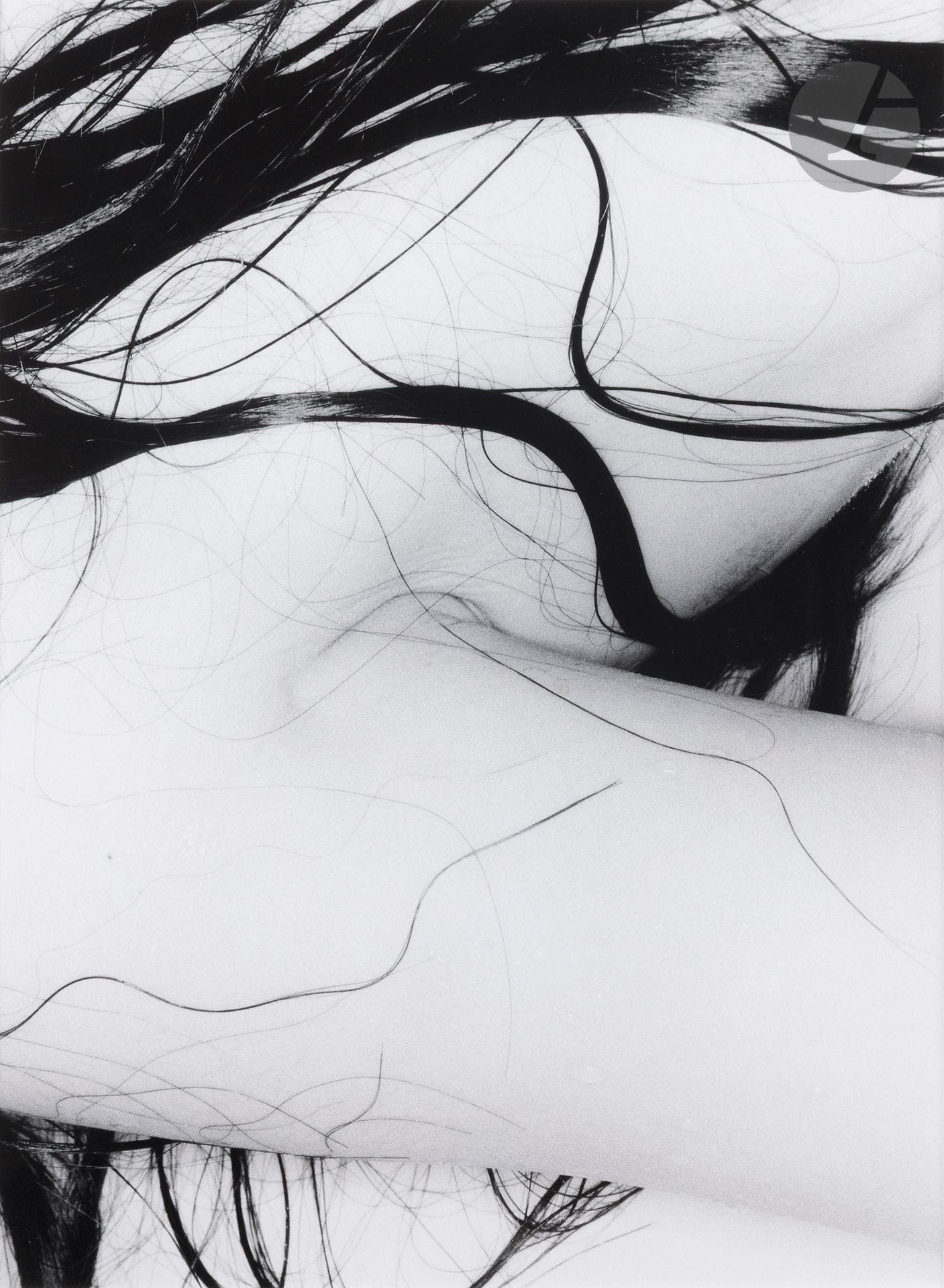 Nobuyoshi Araki (1940)
Sans titre, de la série Erotos, 1997. 
Épreuve argentique d’époque, signée au crayon au verso. Étiquette de la galerie Bob van Orsouw au verso du cadre. 
Image : 58 x 44 cm - Feuille : 60 x 50,5 cm - cadre
