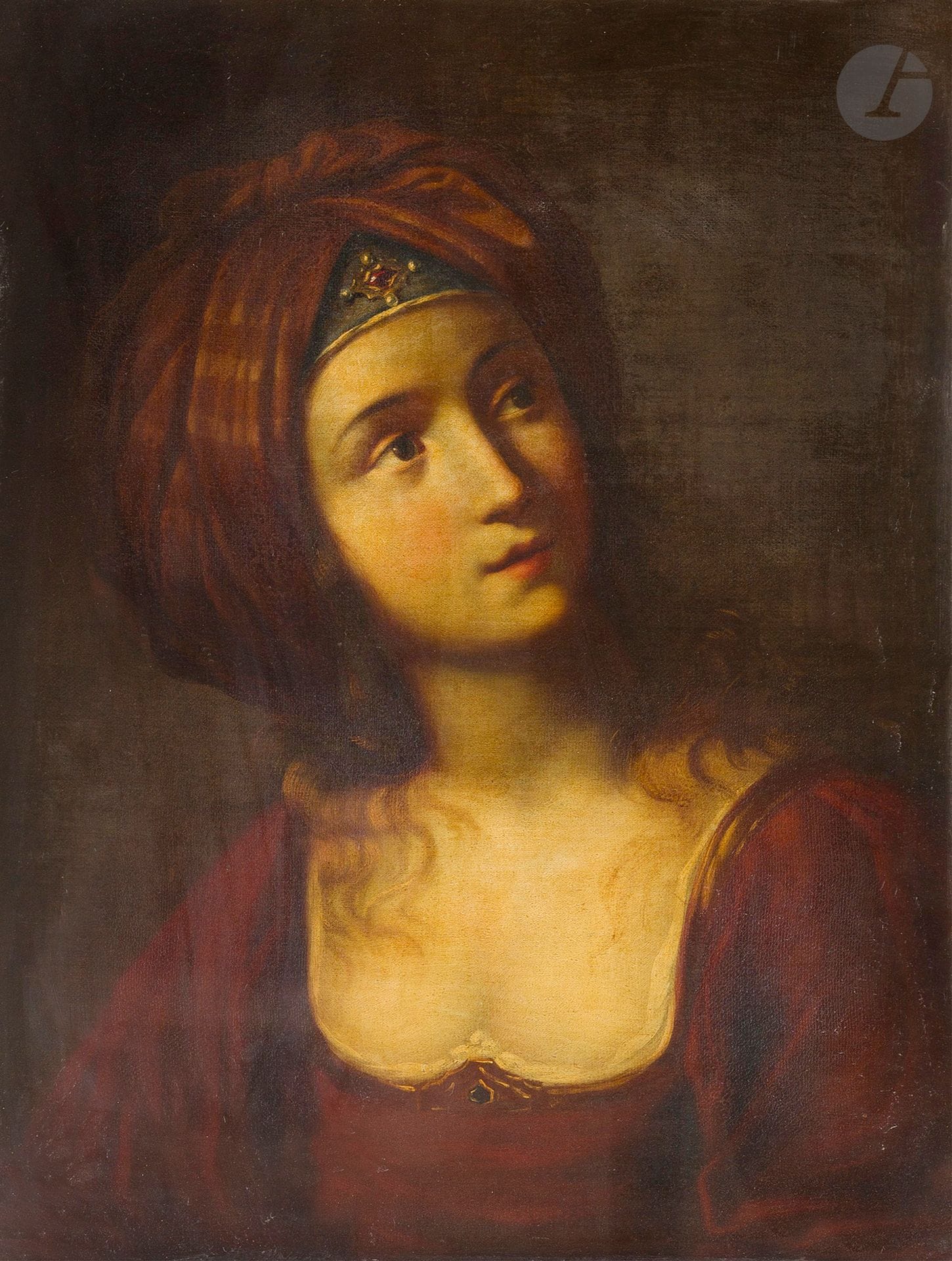 Dans le goût Ginevra CANTOFOLI
Une sybille
Toile
69 x 55 cm