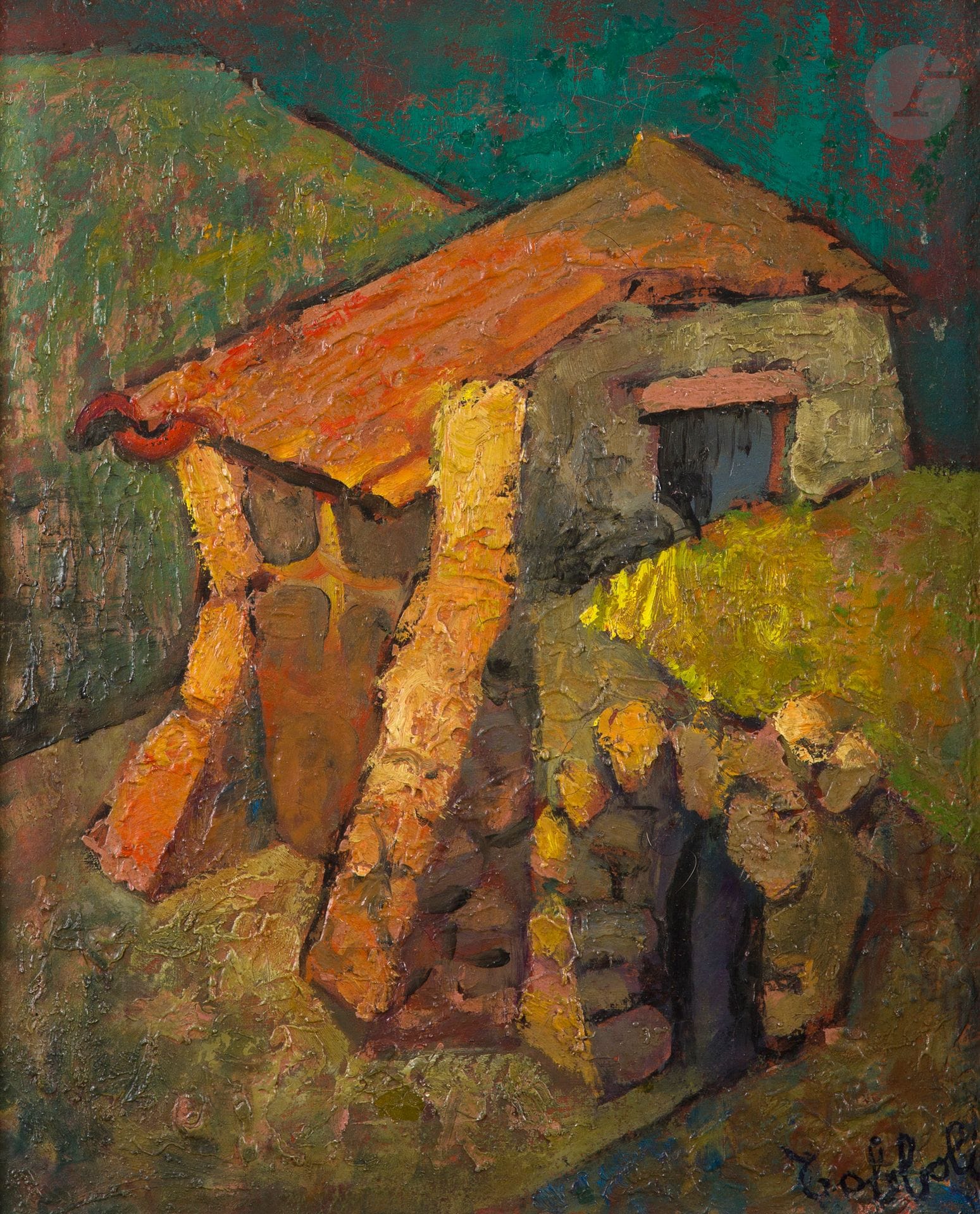 Louis TOFFOLI (1907-1999)
Sheepfold in Spain
Oil on canvas.
Signed lower right.
41 x 33 cm

We would like to thank Mr. Michel Lucas for confirming the authenticity of this work.