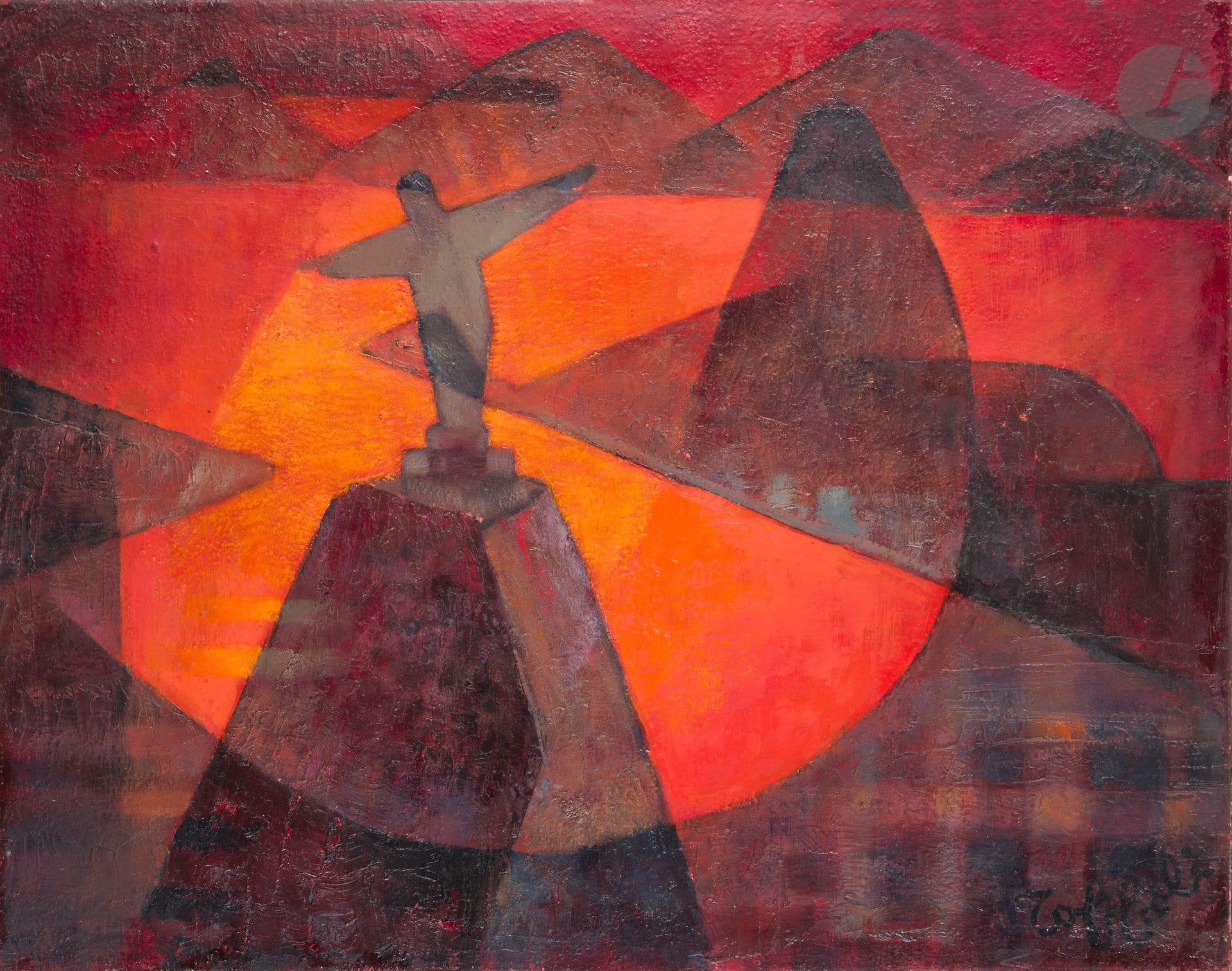 Louis TOFFOLI (1907-1999)
Corcovado
Oil on canvas.
Signed lower right.
73 x 92 cm

Provenance : 
Collection of Dr. Turpin.

Bibliography:
Jeanine Pelissier, Louis Toffoli, Catalogue raisonné de l'oeuvre peint, Tome II, Paris, Association des Amis de Louis Toffoli, 1993, no. 1835, p. 94, not reproduced.

We would like to thank Mr. Michel Lucas for confirming the authenticity of this work.