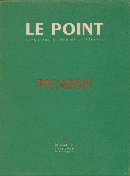 [Pablo PICASSO - Revue] «Le Point, revue artistique et littéraire». Picasso. Octobre 1952. In-4 broché.On y joint "L?Art". N°82. Pablo Picasso. In-8 broché
