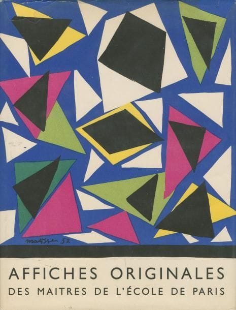 [ARTISTES DU XXe SIECLE] Fernand MOURLOT. Les affiches originales des maîtres de l'école de Paris. Ed. André Sauret, Monte-Carlo, 1959. In-4. Reliure toile, sous jaquette illustrée. (Courtes déchirures)