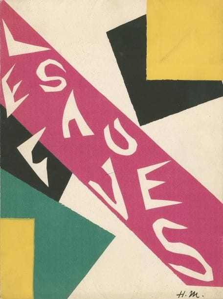 [FAUVISME] Georges DUTHUIT. Les Fauves. Ed. des Trois Collines, Genève, 1949. Grand in-4 broché. Couverture repliée, illustrée d'après un dessin original d?Henri Matisse tiré au pochoir. (Petites déchirures au dos. Premier plat décollé)