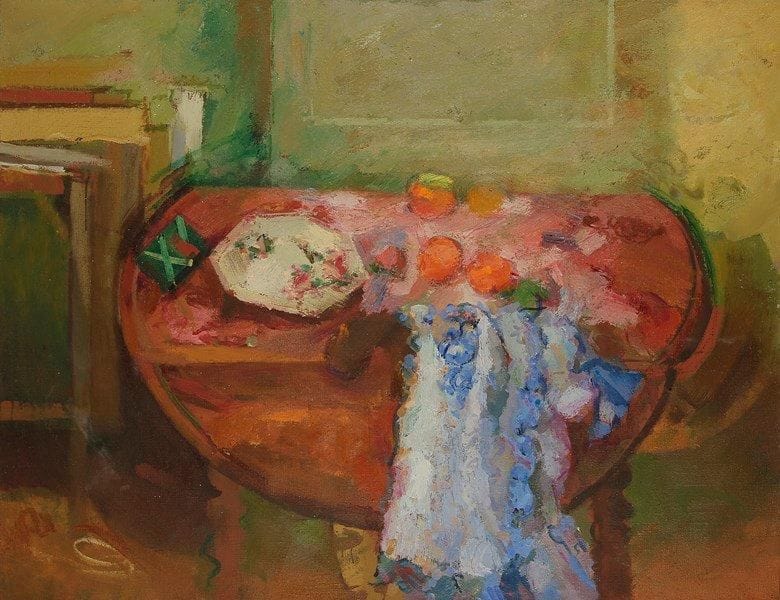 Federico MONTANANA (1928-2006)
Nature morte. Huile sur toile. Non signée. (Petits accidents). H: 90 x L: 118 cm