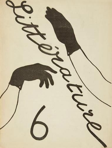 [REVUE]. Littérature. Paris, 1919-1923. - 8 fascicules in-8, agrafés. Ensemble de 8 numéros de la revue Littérature fondée par Louis aragon, andré Breton et Philippe Soupault. Elle parut en deux séries, la première en 20 numéros publiés entre mars 1919 et août 1921, et la seconde en 13 numéros parus entre mars 1922 et juin 1924. On trouve ici les numéros 1, 2, 3, 11, 16 et 18 de la première série et les numéros 6 et 9 de la seconde. Parmi les collaborateurs figurent les noms prestigieux de Guillaume apollinaire, Jules romains, Tristan Tzara, Pierre reverdy, Paul Morand, Paul éluard, Jean Giraudoux, Jean Paulhan, Benjamin Péret, etc. Les deux numéros de la nouvelle série sont chacun illustrés d'une composition de Picabia sur le titre. Le numéro 6 comprend également un hors-texte en couleurs de Picabia et le numéro 9 une photographie hors texte de Man ray. Déchirures à la couverture des numéros 1, 11, 16 et 18. On joint: - Francis Picabia. Dessins pour Littérature. Paris: Galerie 1900-2000, 2008. - in-8, broché. Catalogue français-anglais de l'exposition qui se déroula du 10 janvier au 16 février 2008 à la Galerie 1900-2000 à Paris. Textes de William Camfield et de Jean-Jacques Lebel. Nombreuses illustrations. Joint le carton publicitaire de l'exposition et l'article du Monde du 19 janvier 2008