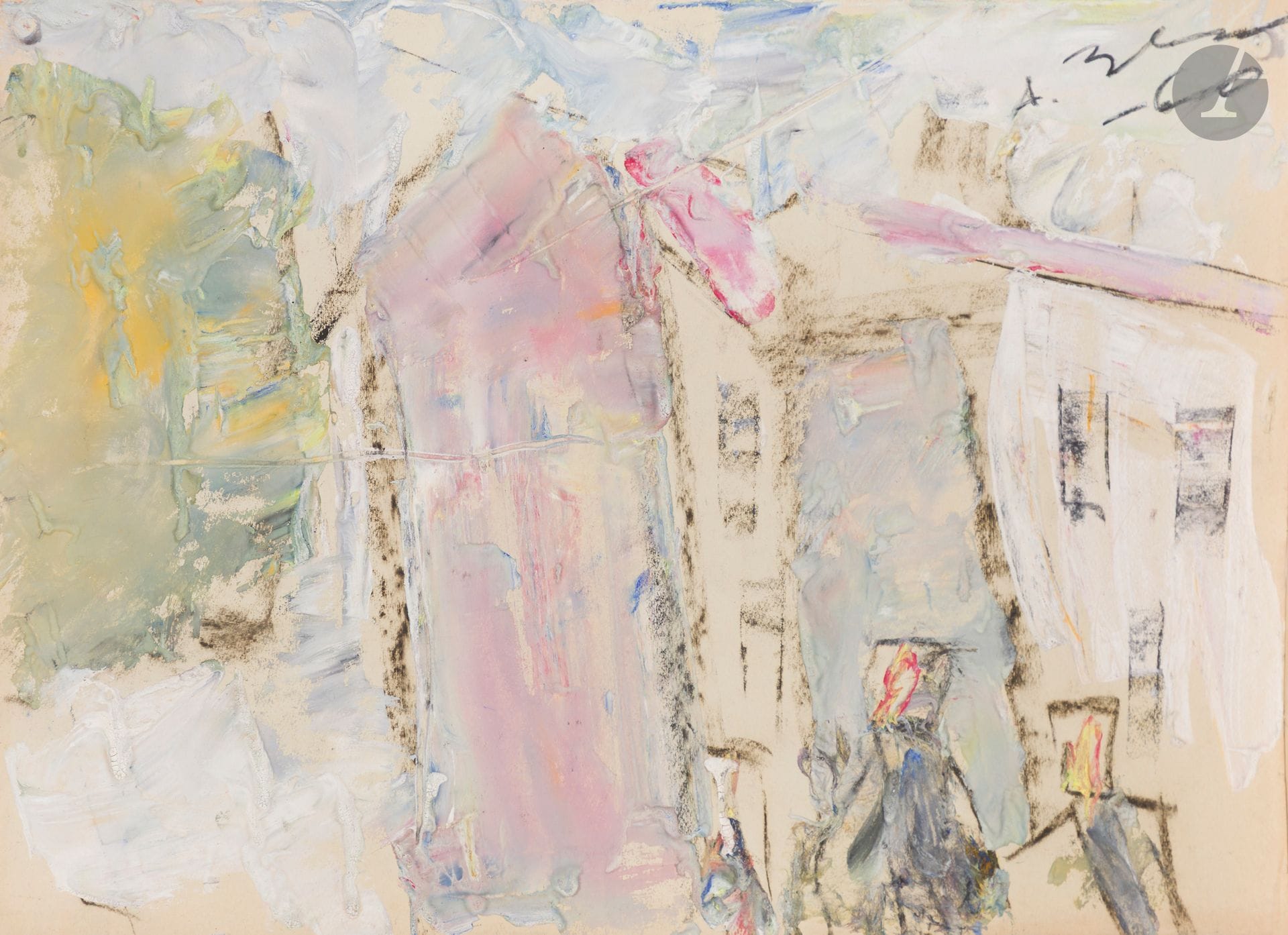 Anatoly Timofeevitch ZVEREV (1931-1986)
The city. 1960
Gouache.
Signed and dated upper right.
42 x 60.3 cm