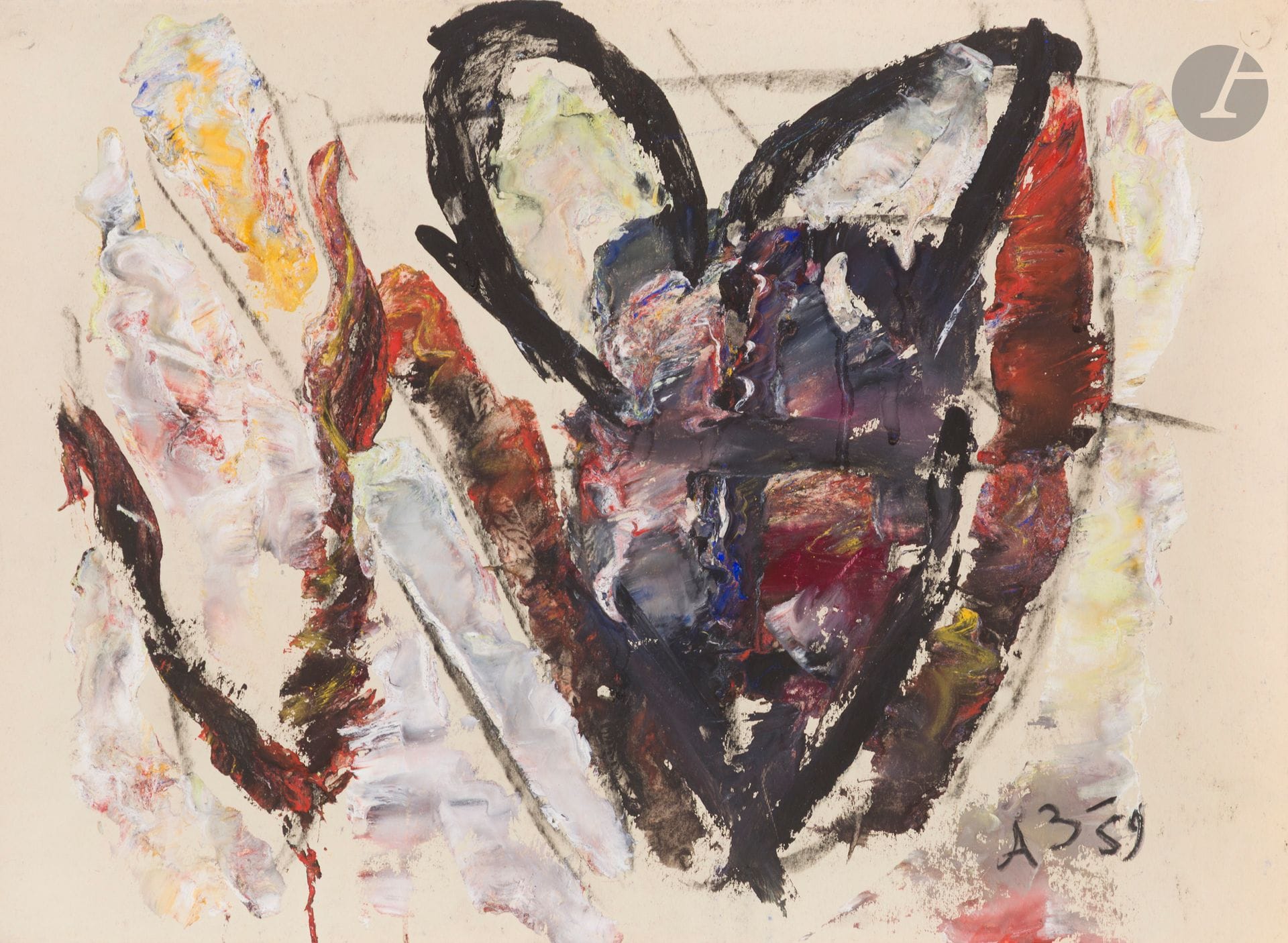 Anatoly Timofeevitch ZVEREV (1931-1986)
Crustacean. 1959
Gouache.
Monogrammed and dated lower right.
41 x 58 cm