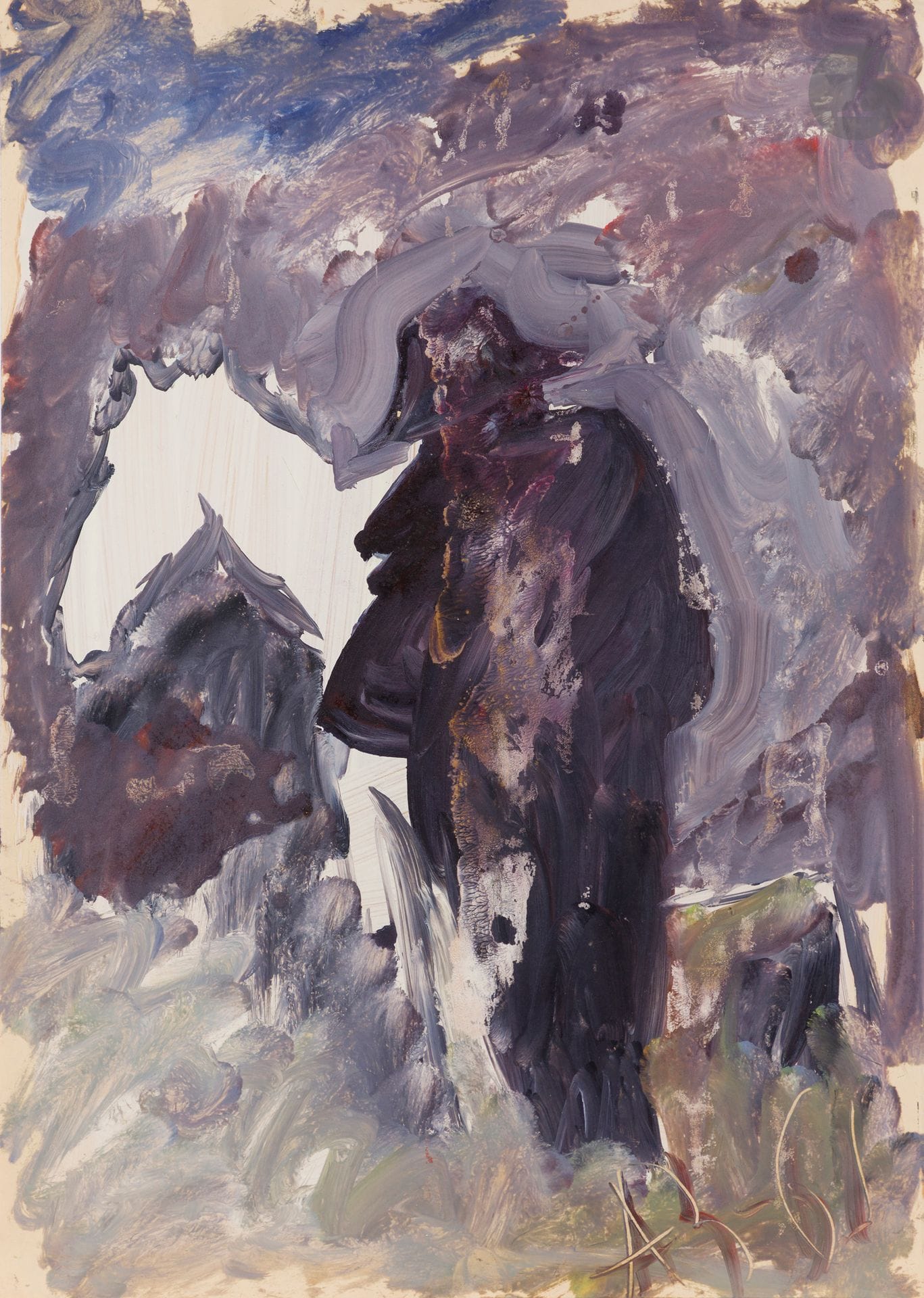 Anatoly Timofeevitch ZVEREV (1931-1986)
Napoléon. 1961
Gouache.
Monogrammée et datée en bas à droite.
59,8 x 42,7 cm