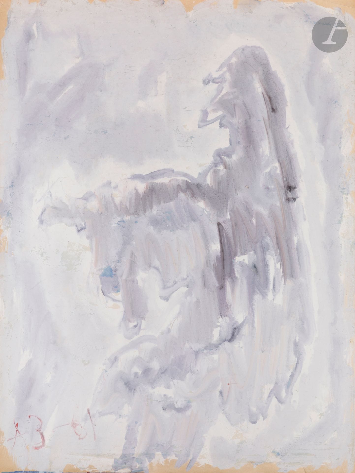 Anatoly Timofeevitch ZVEREV (1931-1986)
Prophète. 1961
Gouache.
Monogrammée et datée en bas à gauche. Titrée au dos à la mine de plomb en français par une autre main.
72 x 53,8 cm