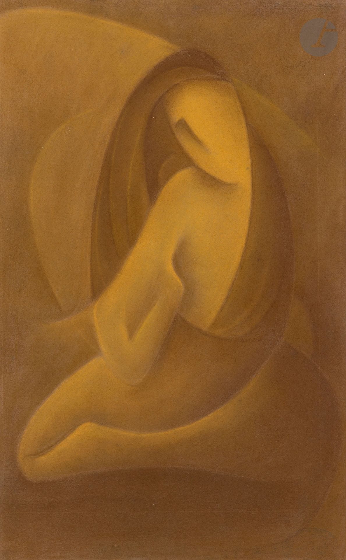 Yokohama O'KIN (1880 - 1948)
Crouching woman
Pastel.
Studio stamp lower right.
49 x 31 cm