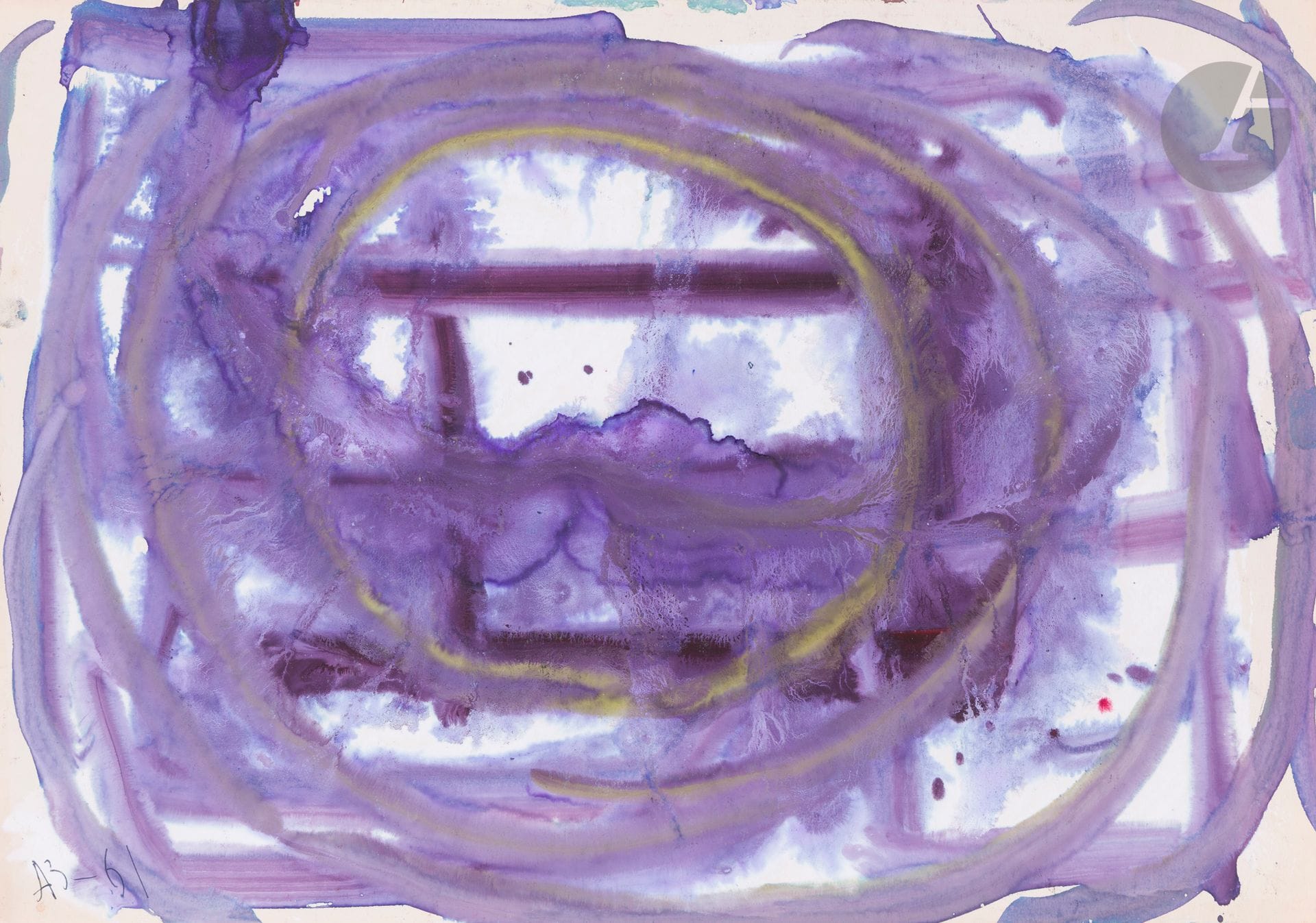 Anatoly Timofeevitch ZVEREV (1931-1986)
Телескоп (Télescope), 1961
Gouache.
Monogrammée et datée en bas à gauche. Titrée et numérotée 10 au dos.
42 x 59,7 cm

Provenance : ancienne collection Anne-Marie Day.

[art russe]