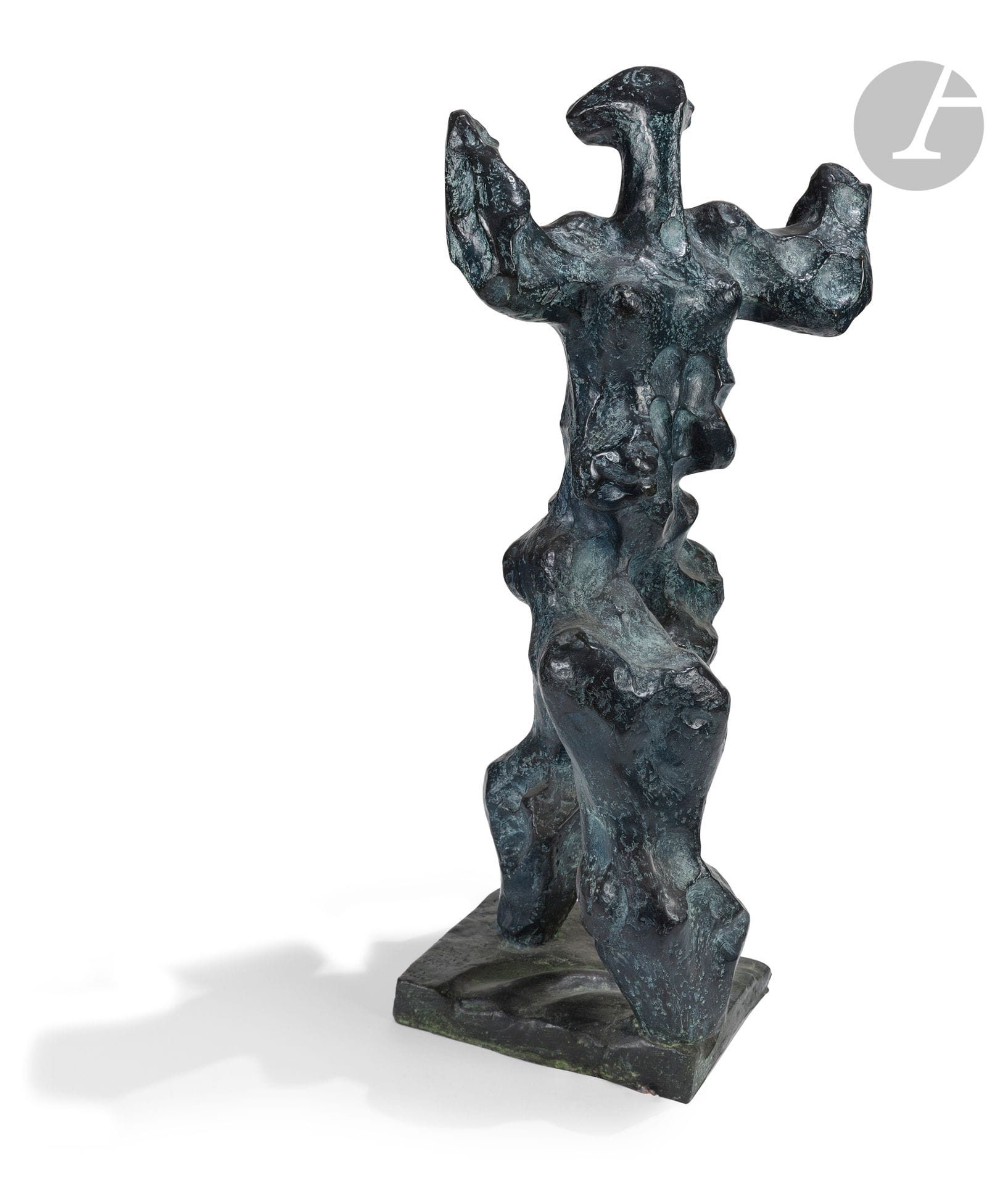 Oleg Petrovich BOUROV (1942-2025)
ΕΦΦΑΘΑ / ОТВЕРЗИСЬ (Greek / Ancient Russian: open up)
Bronze.
Titled, signed and numbered 2/8.
Height: 81 cm

This Greek word is found in verse 7:34 of St. Mark's Gospel: "then, raising his eyes to heaven, he sighed, and said, Ephphatha, that is, open up".

[Russian art]
