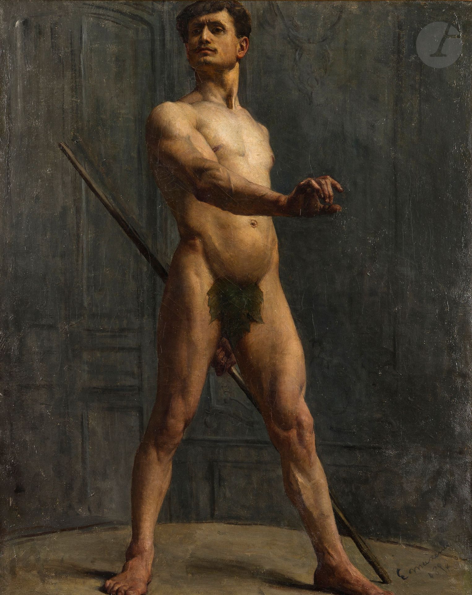 Edgard MAXENCE (1871-1954)
L’Homme nu, 1894
Huile sur toile
80 x 64,5 cm
Signée et datée en bas à droite

Nous remercions Monsieur Côme Rombout d’avoir confirmé l’authenticité de cette œuvre.

Cette œuvre sera incluse au catalogue raisonné en préparation par Monsieur Côme Rombout.