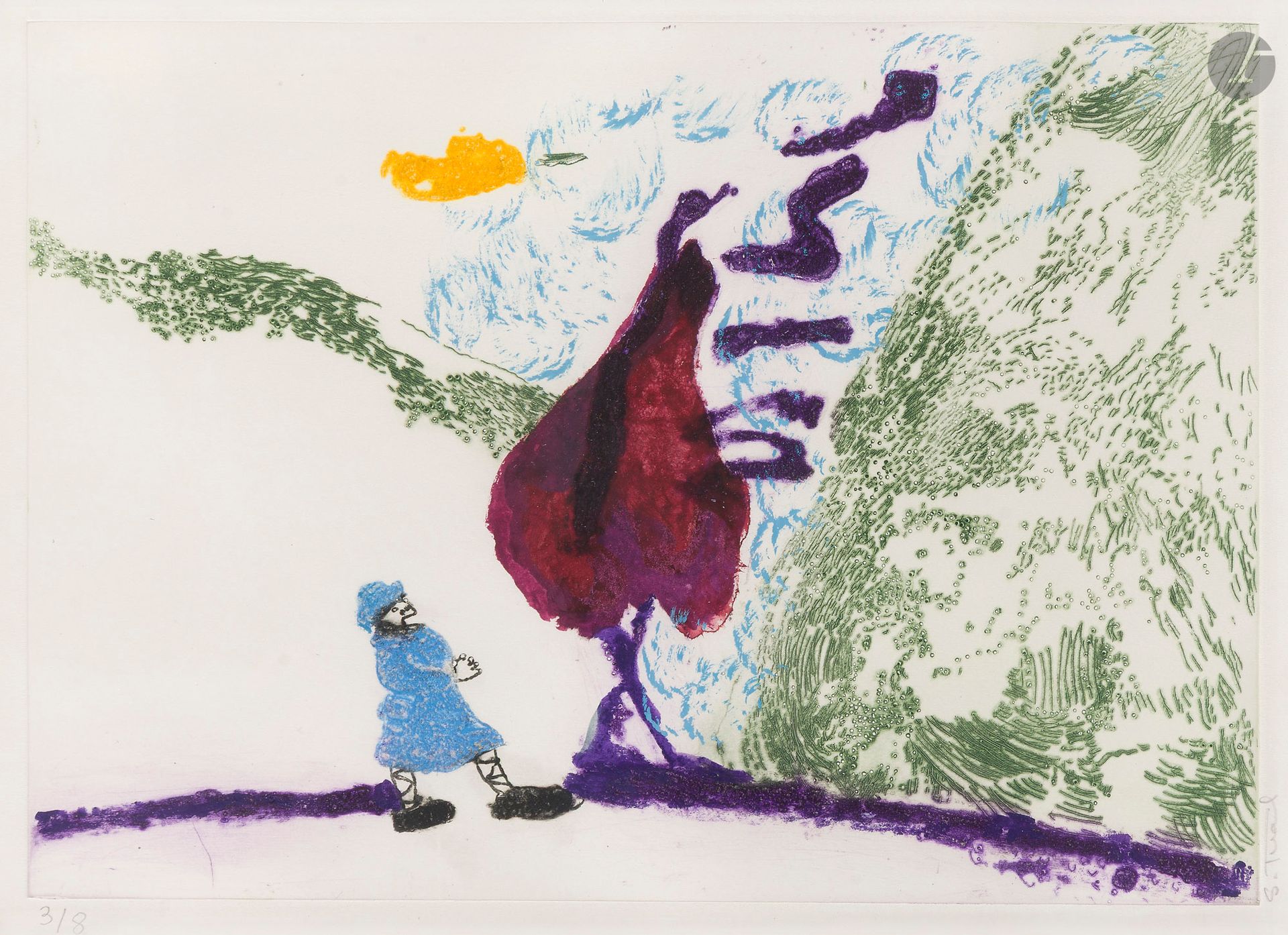 Sylvie TUAL (née en 1961)
Le Sexe soldat - La Marmite, 2014
2 gravures au carborundum.
Signées et numérotées sur 8 et 10.
28 x 36 cm chacune
