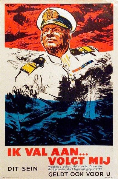 Pat KEELY (?-1970)
?. Ik Val Aan Volgt Mij, 1942. Affiche. B.E. 74 x 49 cm
