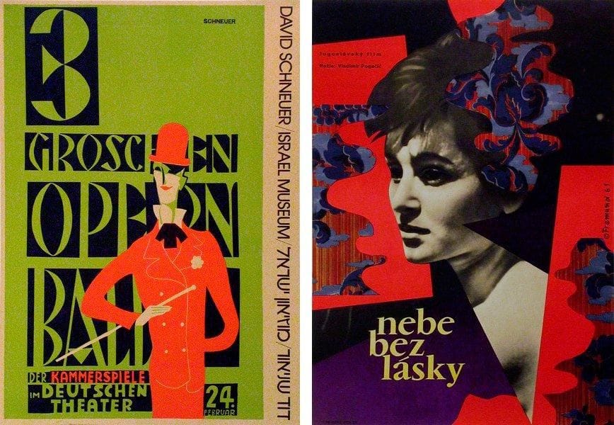 Richard FREMUND (1928-1969) - David SCHNEUER (1905-1988)
Nebe bez làsky - 3 Groschen Opern Ball. 2 affiches. Signées. B.E. 81 x 57 cm et 70 x 50 cm
