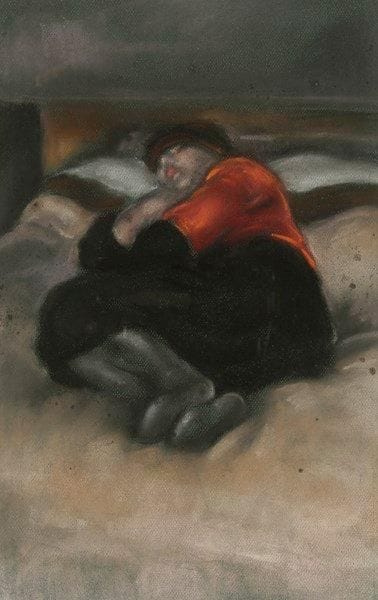 Toshio BANDO (1890-1973)
Femme endormie. Pastel. Non signé. 45 x 29 cm. Un certificat de A. de Louvencourt et A. Sevestre-Barbé en date du 19 juin 2001 sera remis à l?acquéreur.