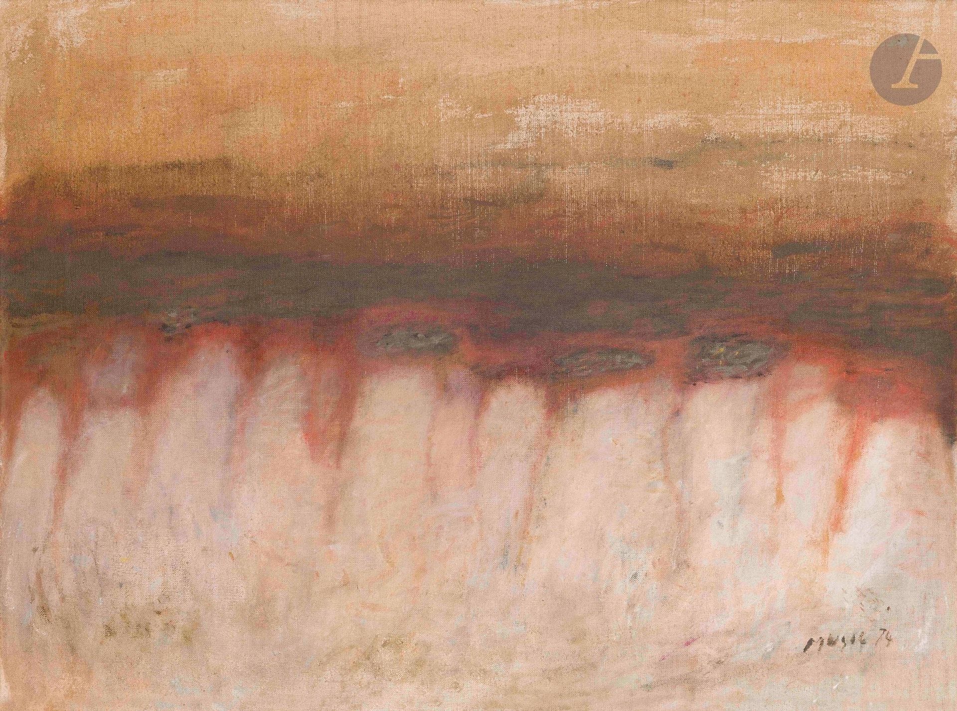 Zoran Mušic [slovène] (1909-2005)
Paysage italien, Appeninico, 1974 
Acrylique sur toile.
Signée et datée en bas à droite.
Signée, datée et titrée au dos.
56 x 78 cm

Provenance : 
- Collection particulière, Bruxelles.
- Vente Artcurial, Paris, 8 décembre 2021, n° 644. 

Cette œuvre sera incluse dans le Catalogue Raisonné actuellement en préparation par Monsieur Siegbert Metelko.
